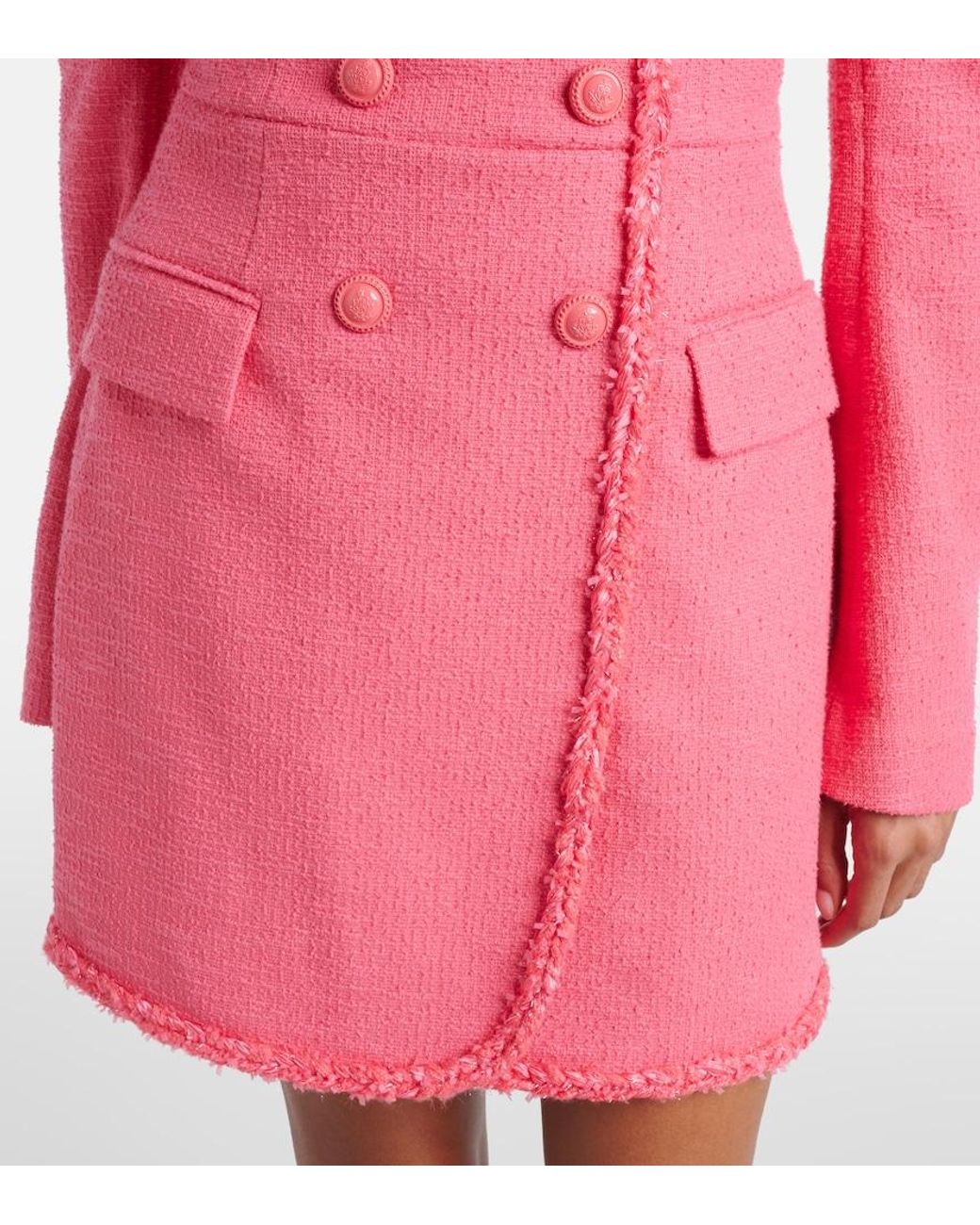 Rebecca Vallance Pink Montana Crepe Minidress