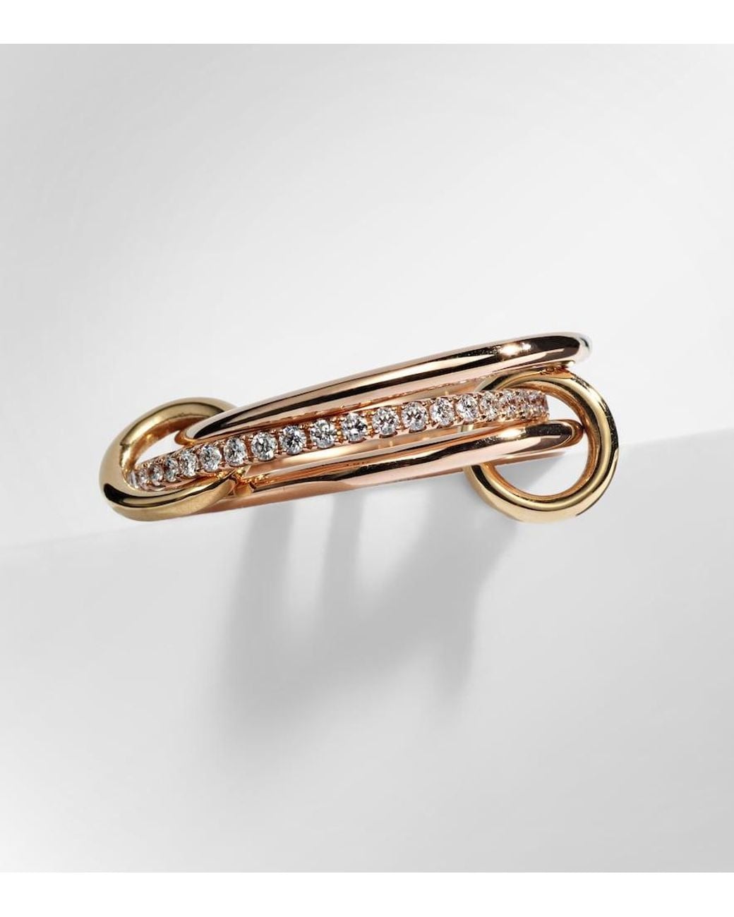 Spinelli Kilcollin Pink Sonny 18Kt Rose And Diamond Ring
