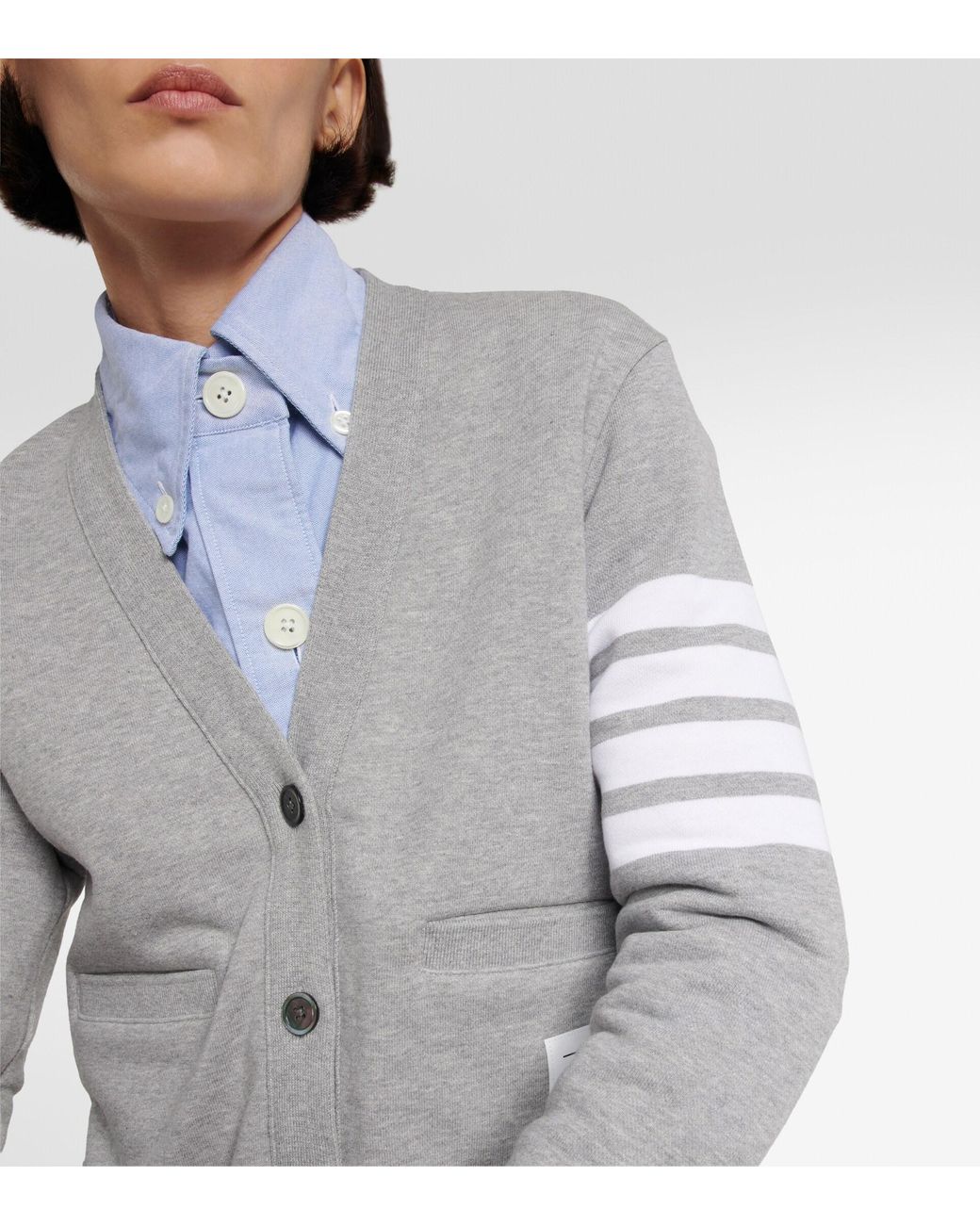 Thom browne cotton clearance cardigan