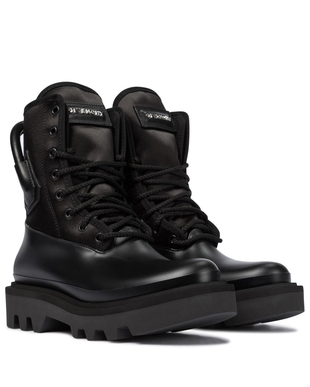 Givenchy Combat Boots in Black - Lyst
