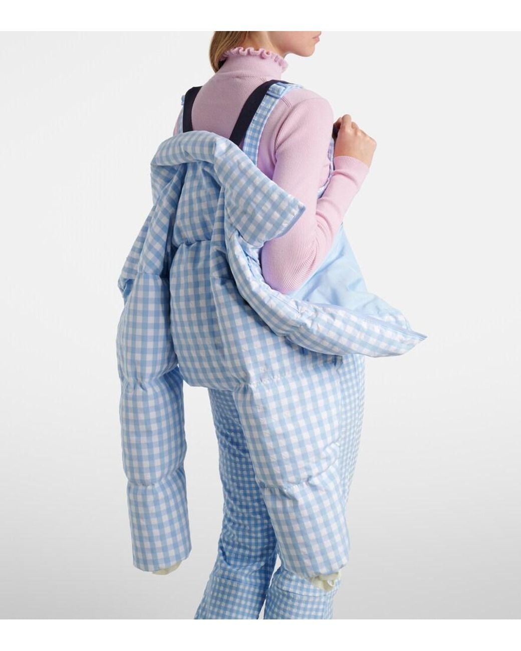 CORDOVA Blue Cortina Gingham Down Ski Jacket