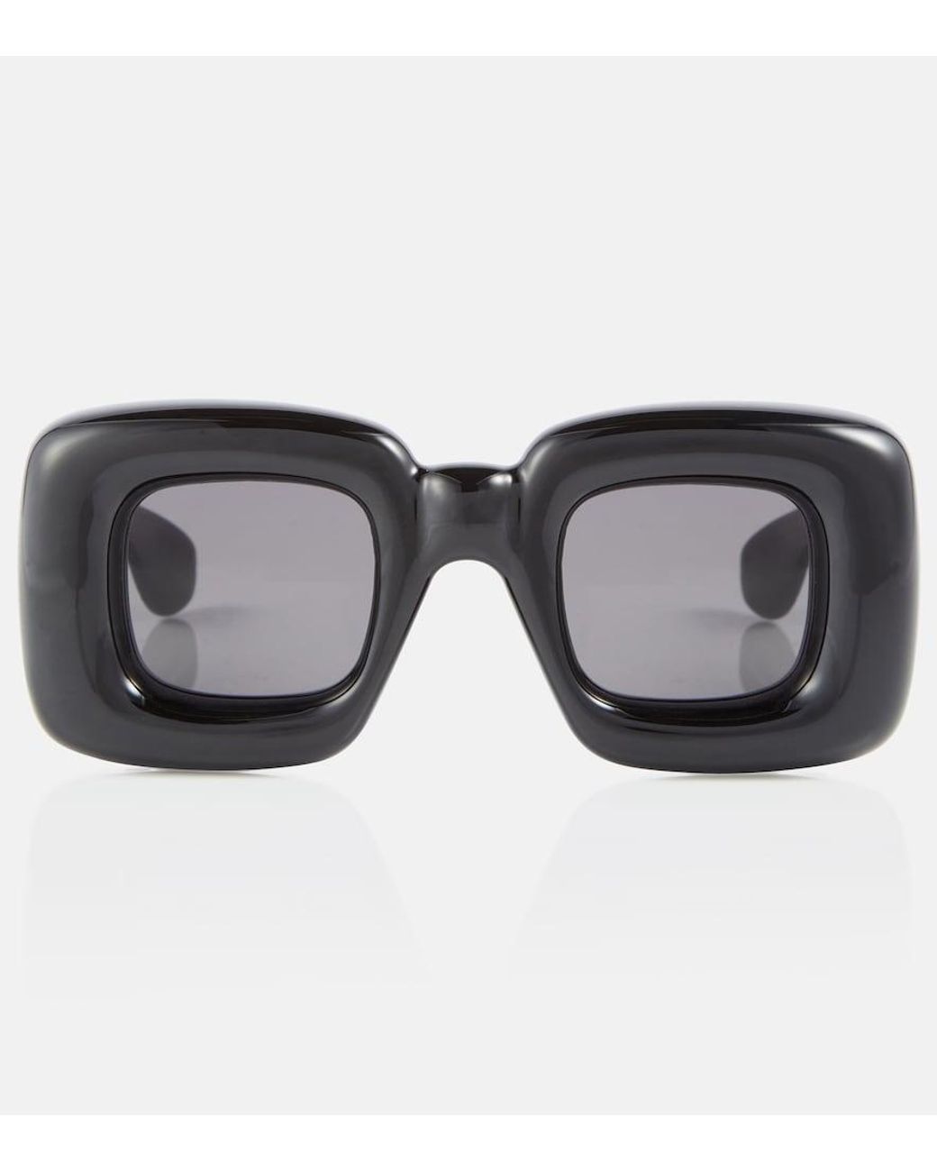 Loewe Black Eckige Sonnenbrille Inflated
