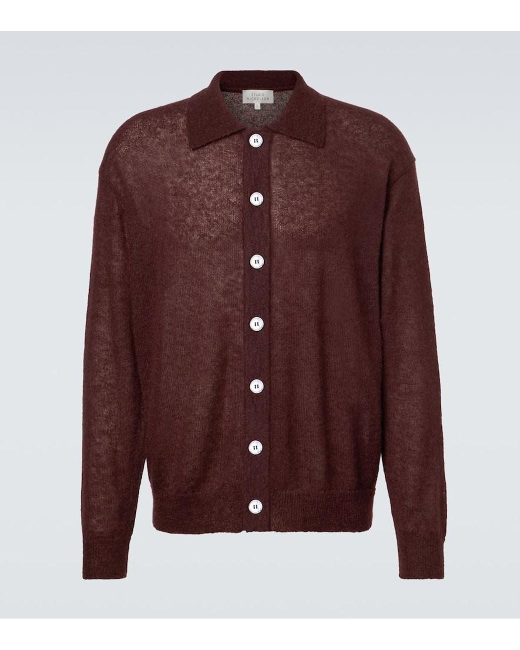 Studio Nicholson Purple Hamto Cardigan for men