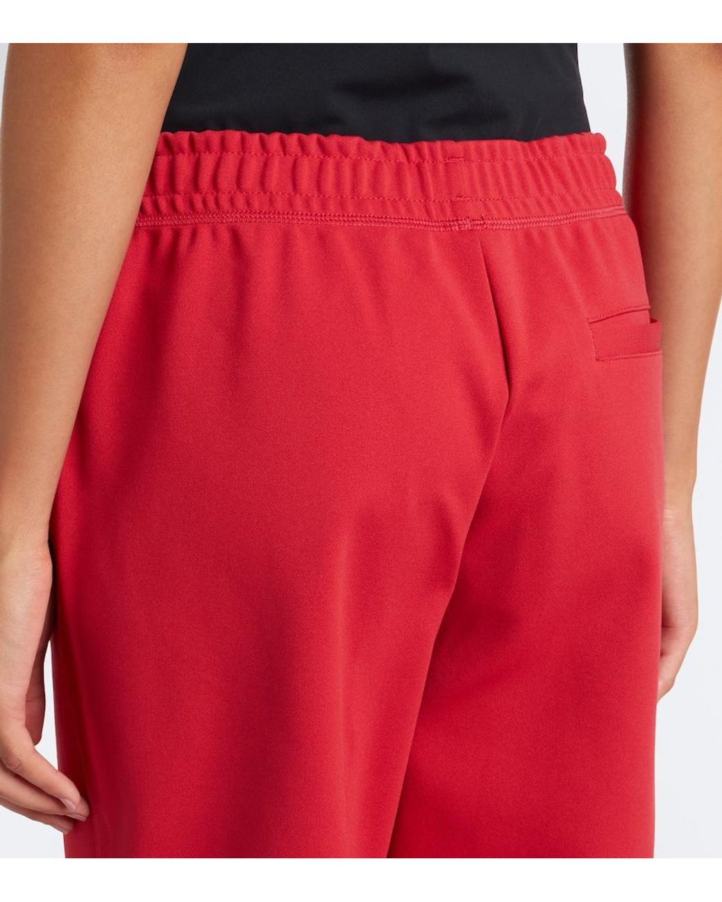 Adidas By Stella McCartney Red Jersey Sweatpants