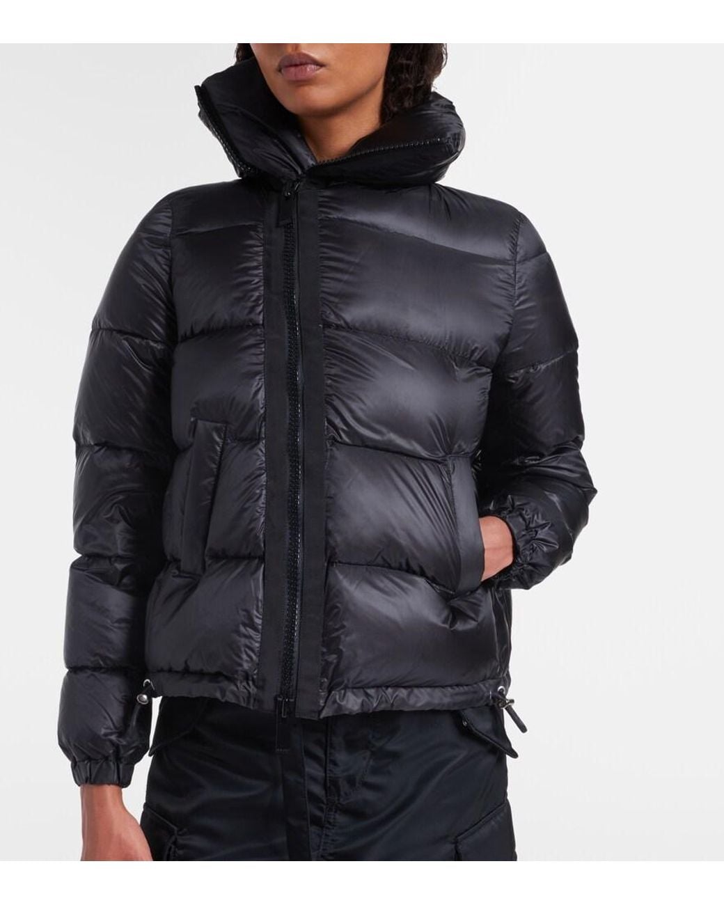 Sacai Black Padded Down Jacket