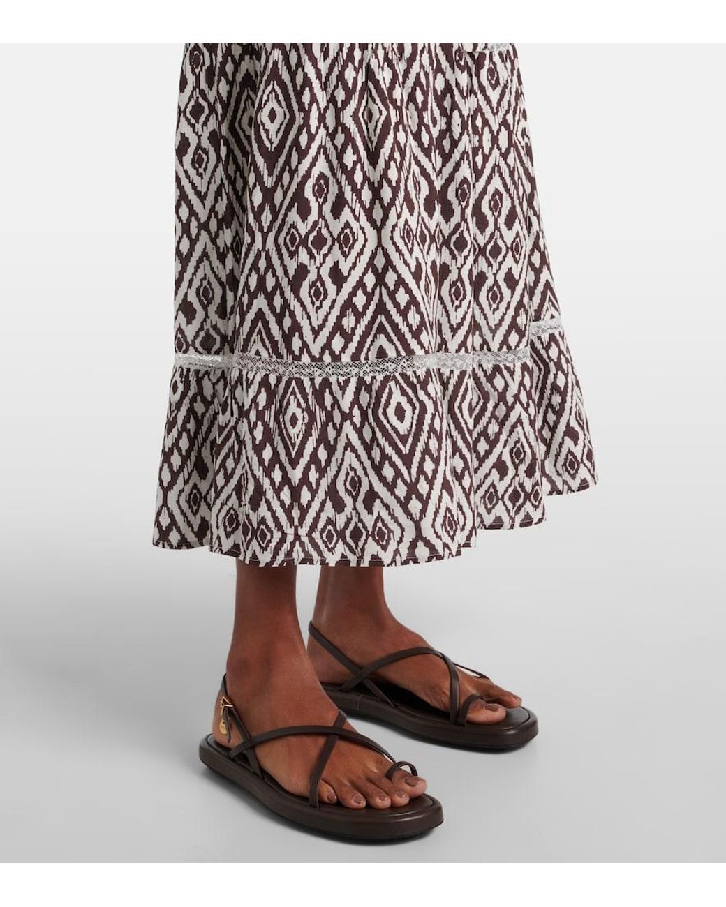 Robe Midi Eclipse Imprimee Melissa Odabash en coloris Purple