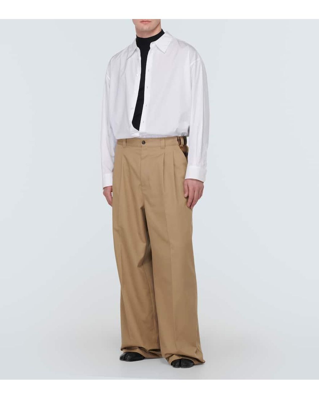 Maison Margiela X Pendleton Wide-Leg Pants in Natural for Men | Lyst