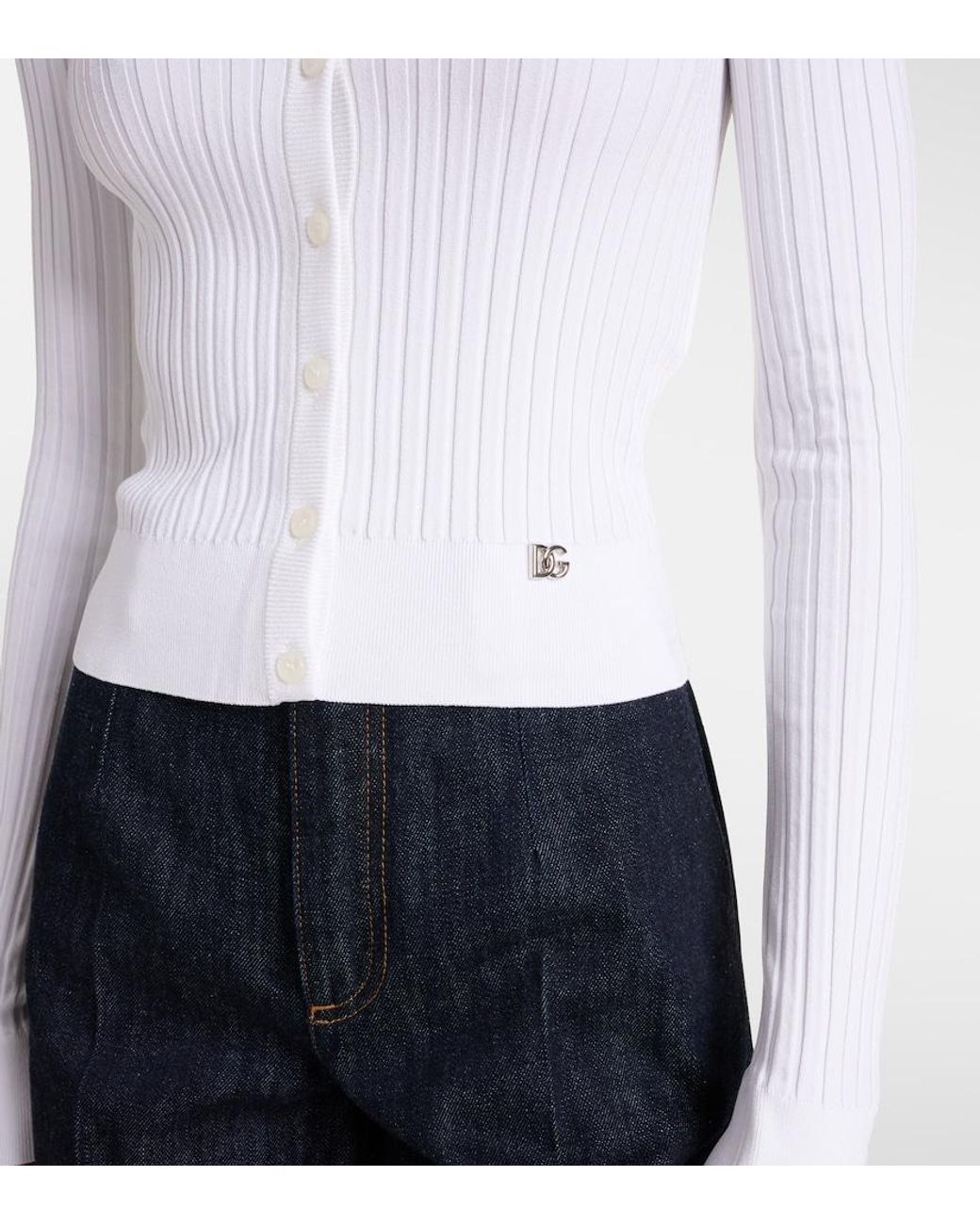 Dolce & Gabbana White Knitwear