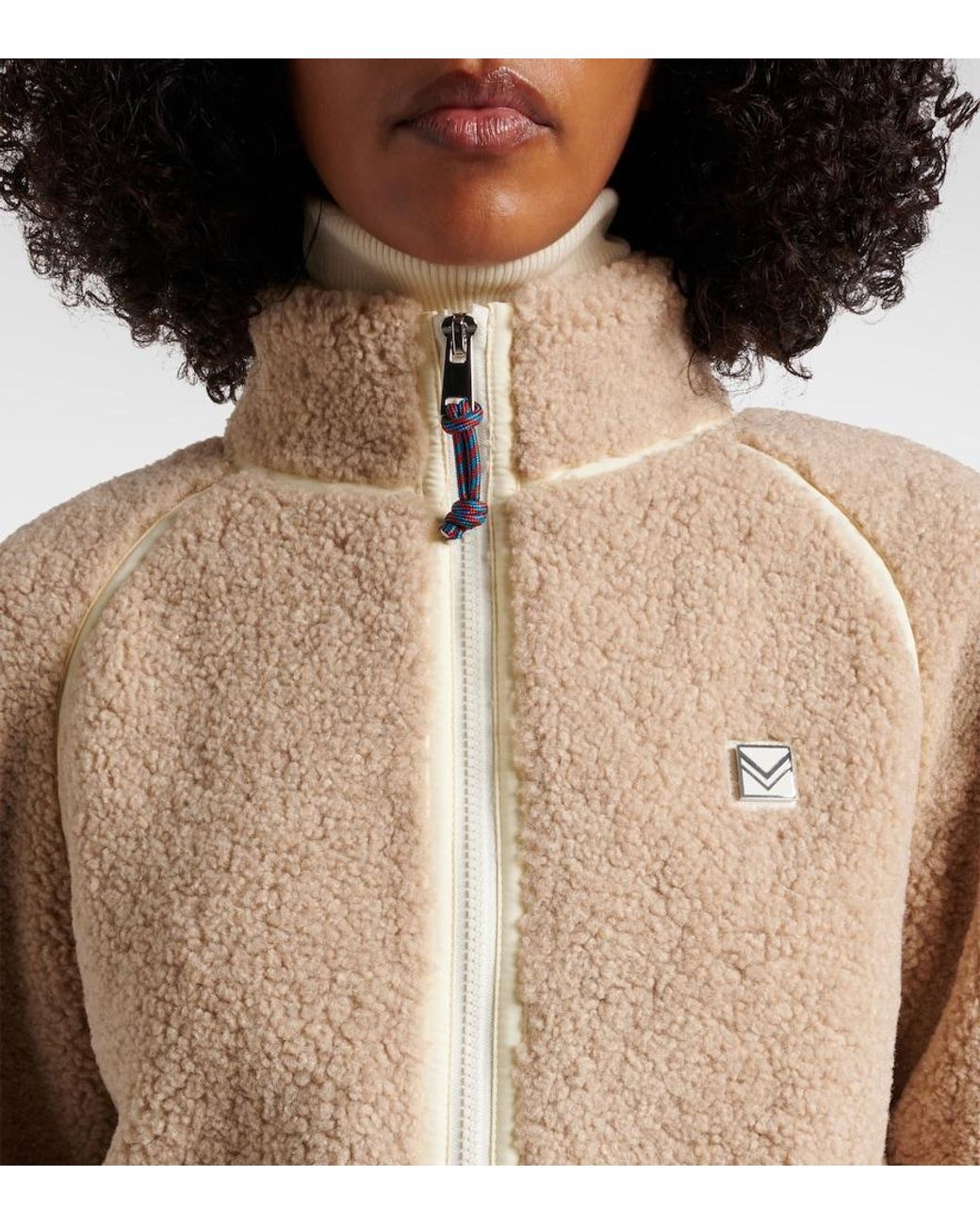 Tory Burch Natural Teddy Jacket