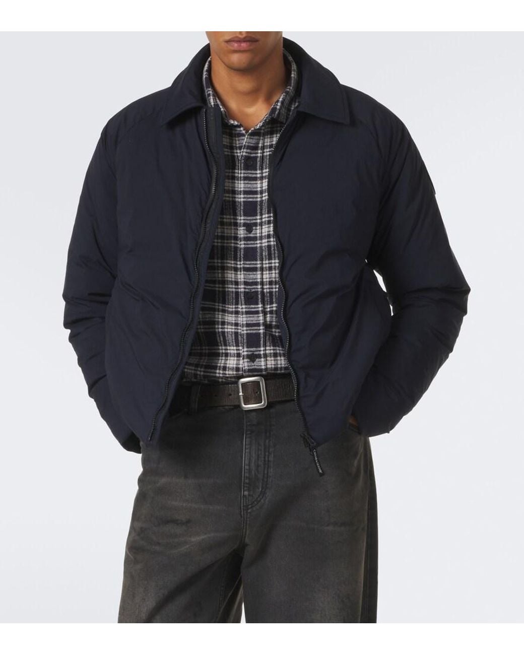 Canada Goose Blue Lodge Track Down Jacket for men