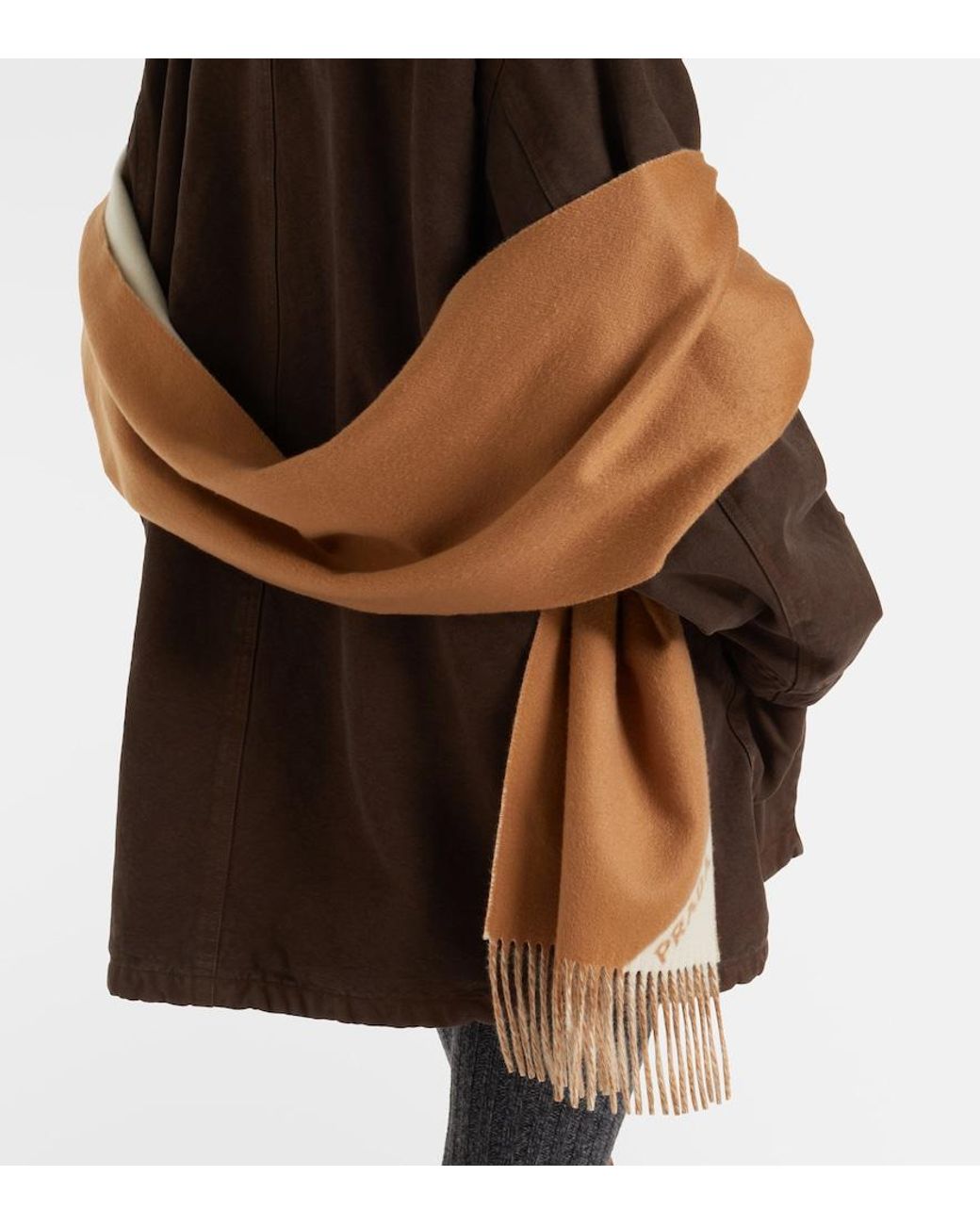 Sciarpa di Prada in Natural