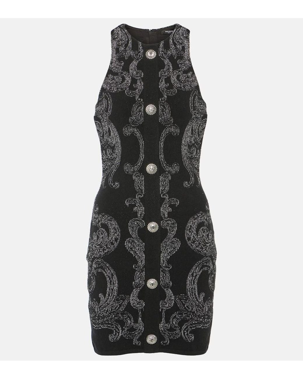 Balmain Black Cotton Dress