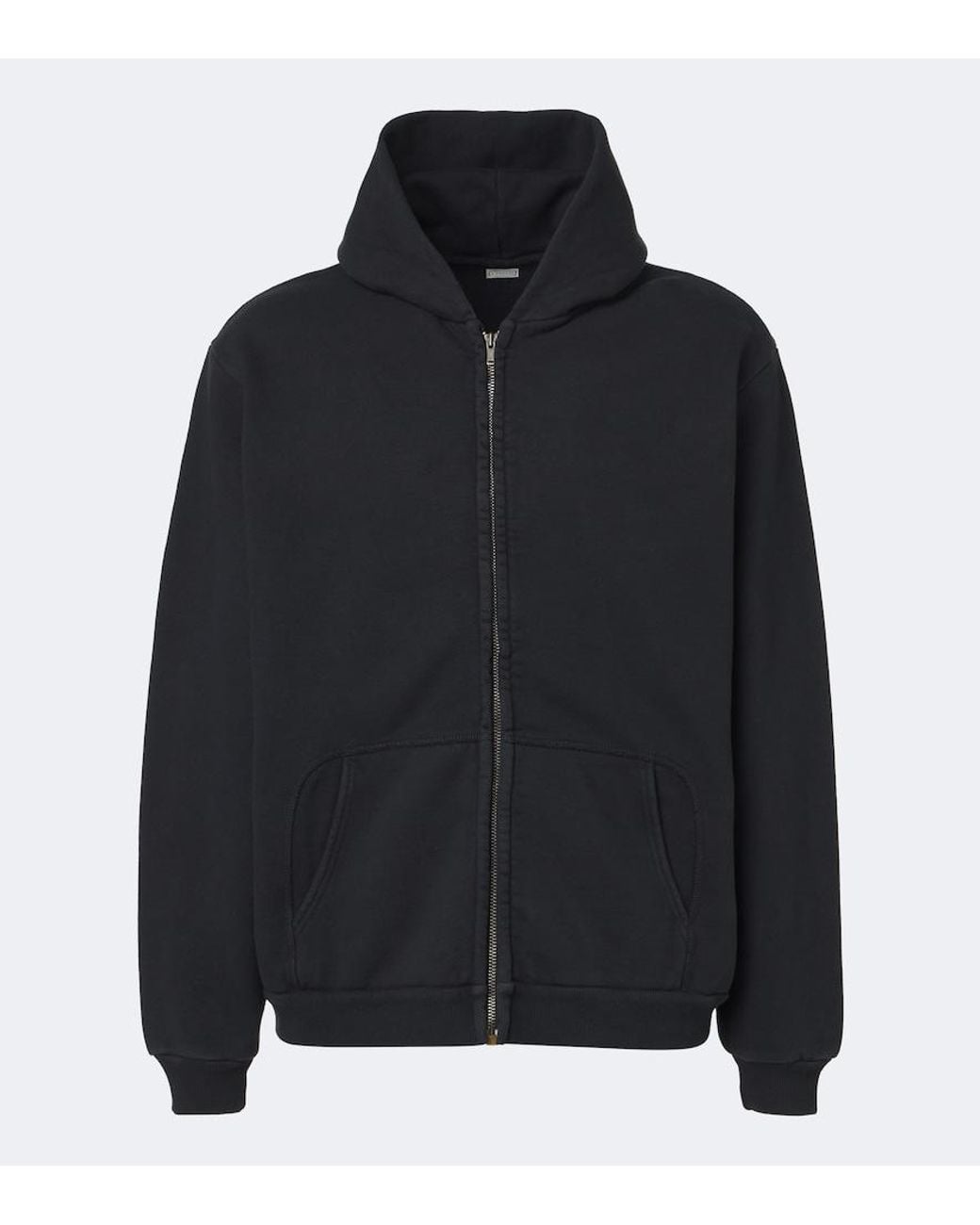 Sudadera Con Capucha De Jersey De Algodon A.PRESSE de hombre de color Black