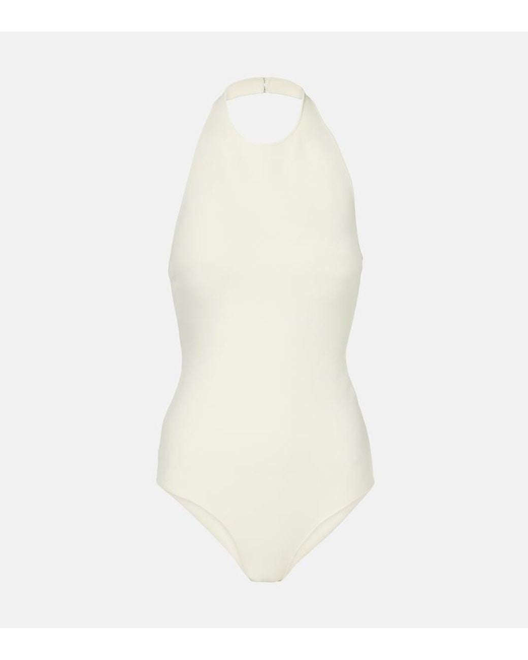 Roland Mouret White Halterneck Bodysuit