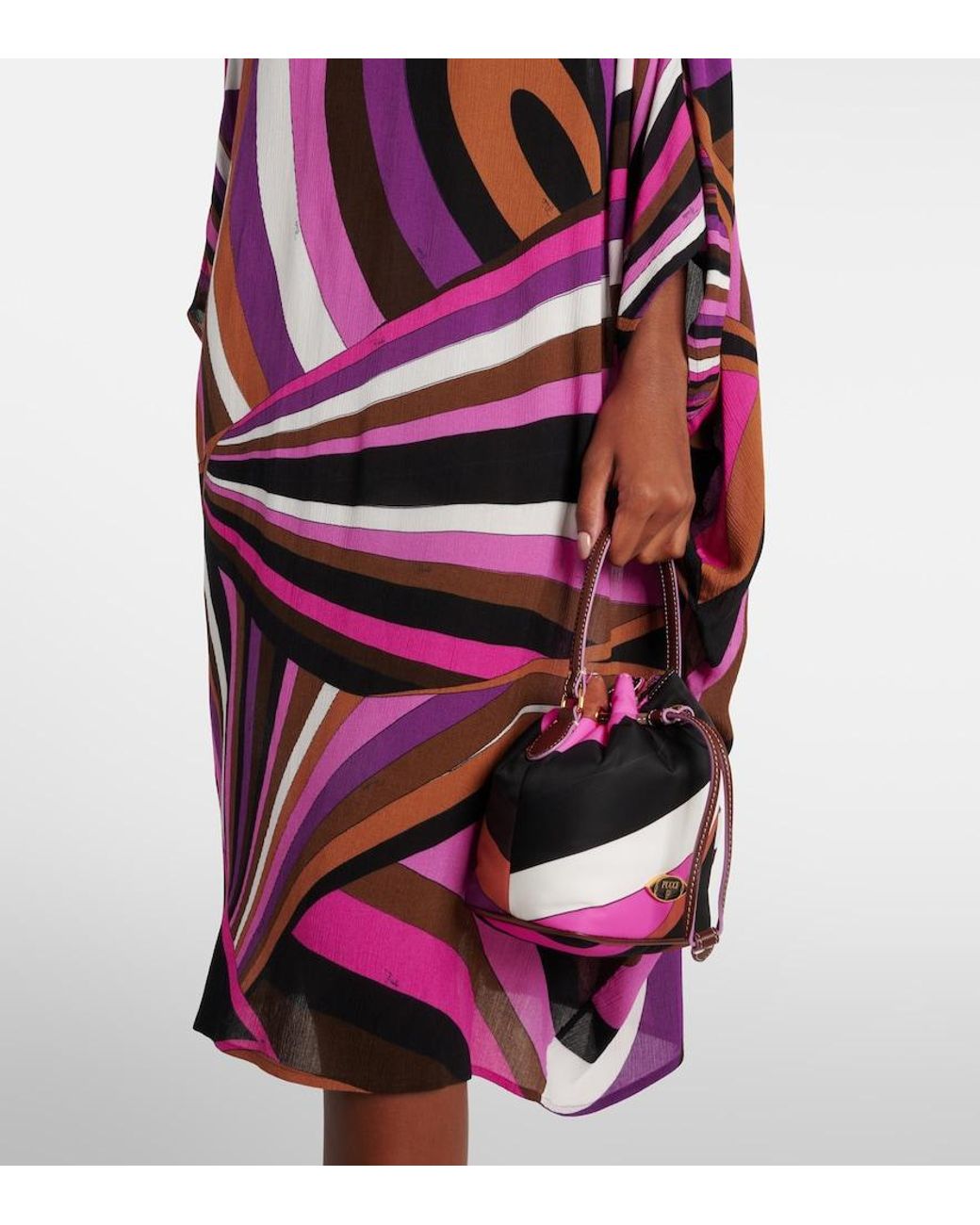 Emilio Pucci Purple Iride Garza Kaftan