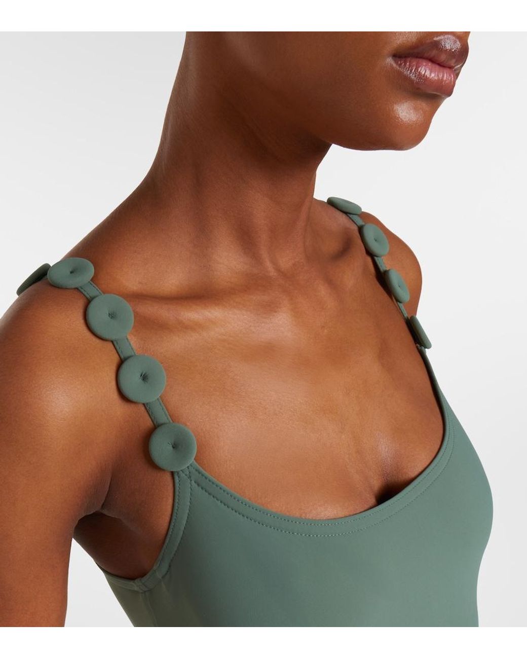 Karla Colletto Green Sadie Swimsuit