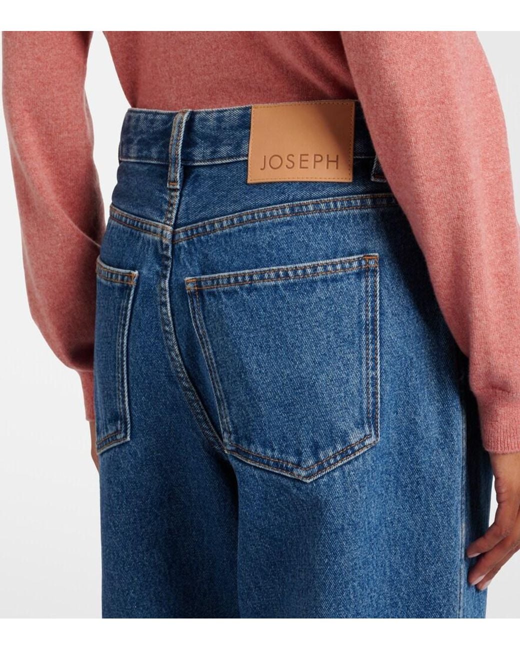 Joseph Blue Chams Straight Jeans