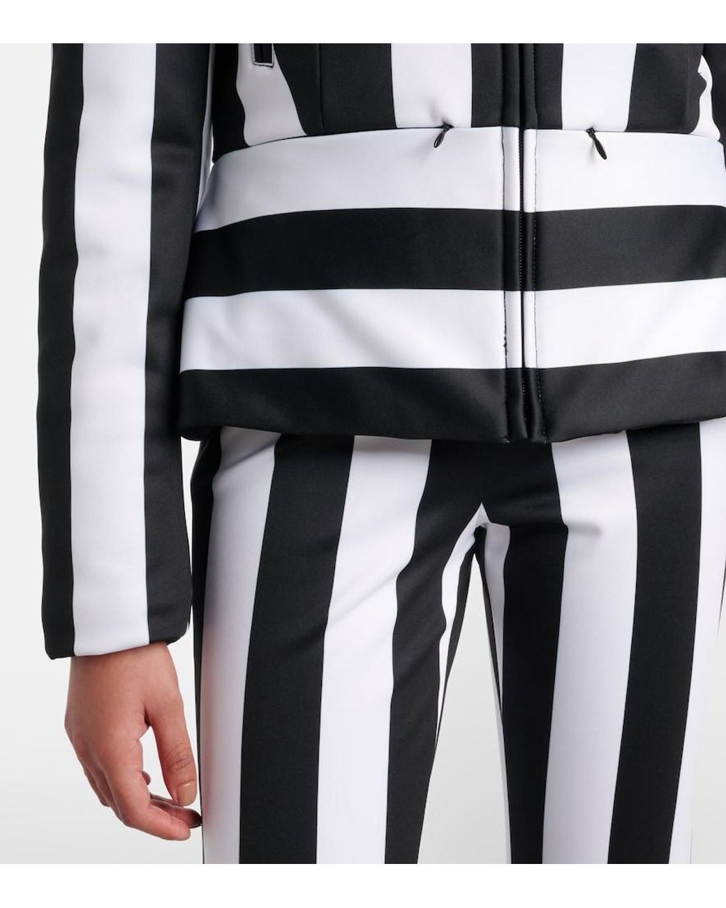 Goldbergh Black Linea Striped Ski Jacket