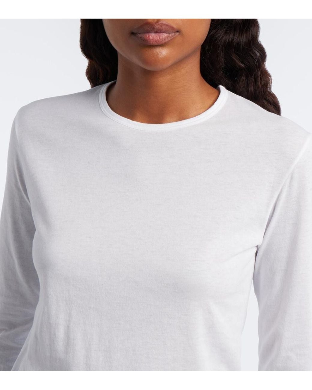 Calvin Klein White Gardenia Cotton T-Shirt