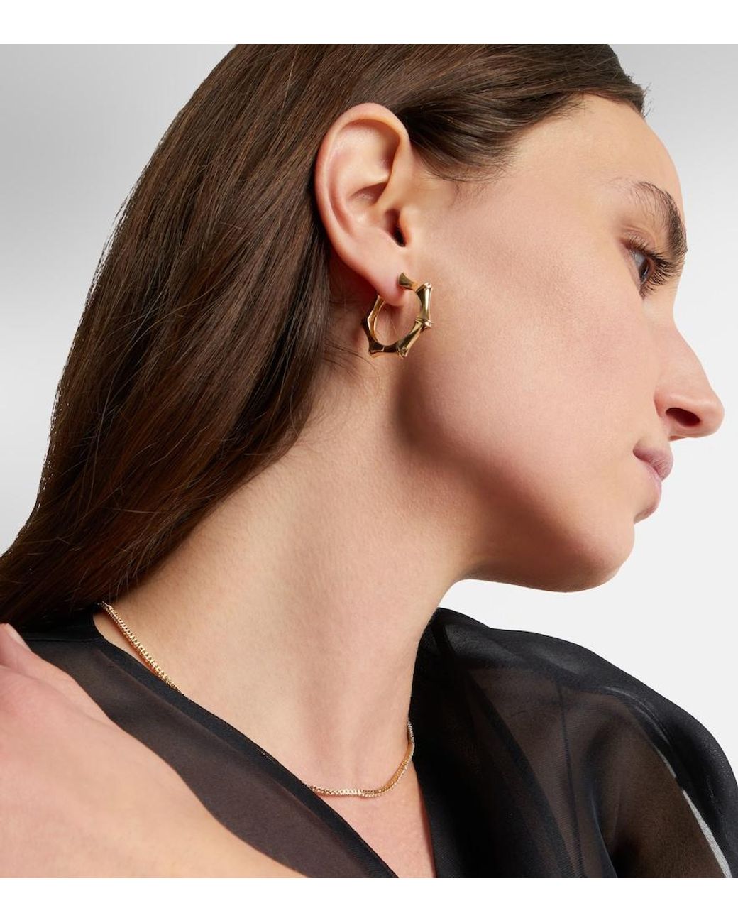 STONE AND STRAND Metallic 14Kt Earrings