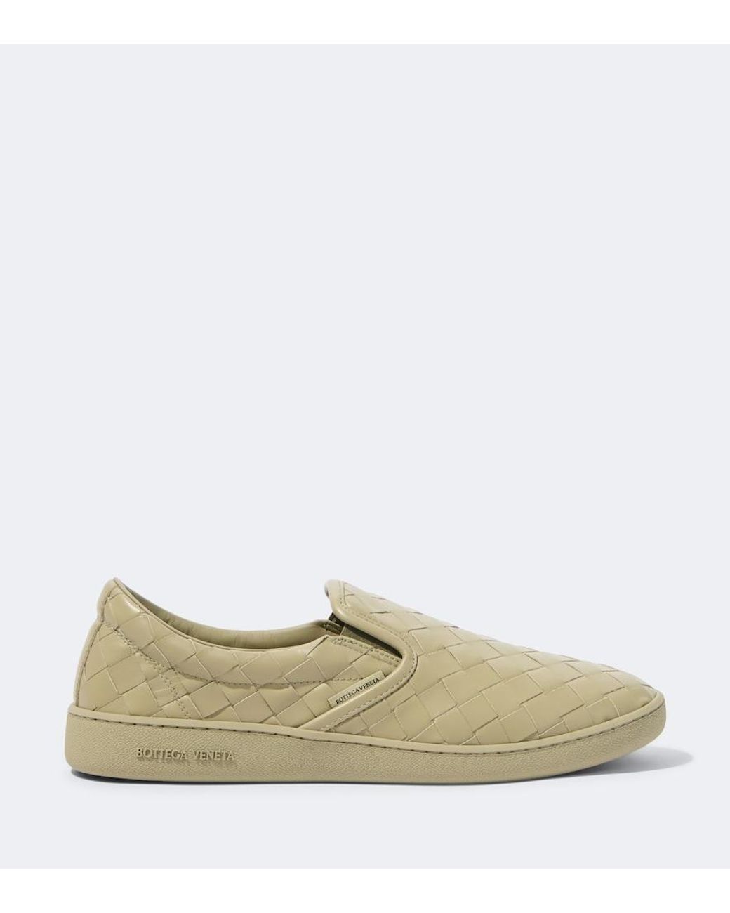 Bottega Veneta Green Sawyer Intrecciato Leather Sneakers for men