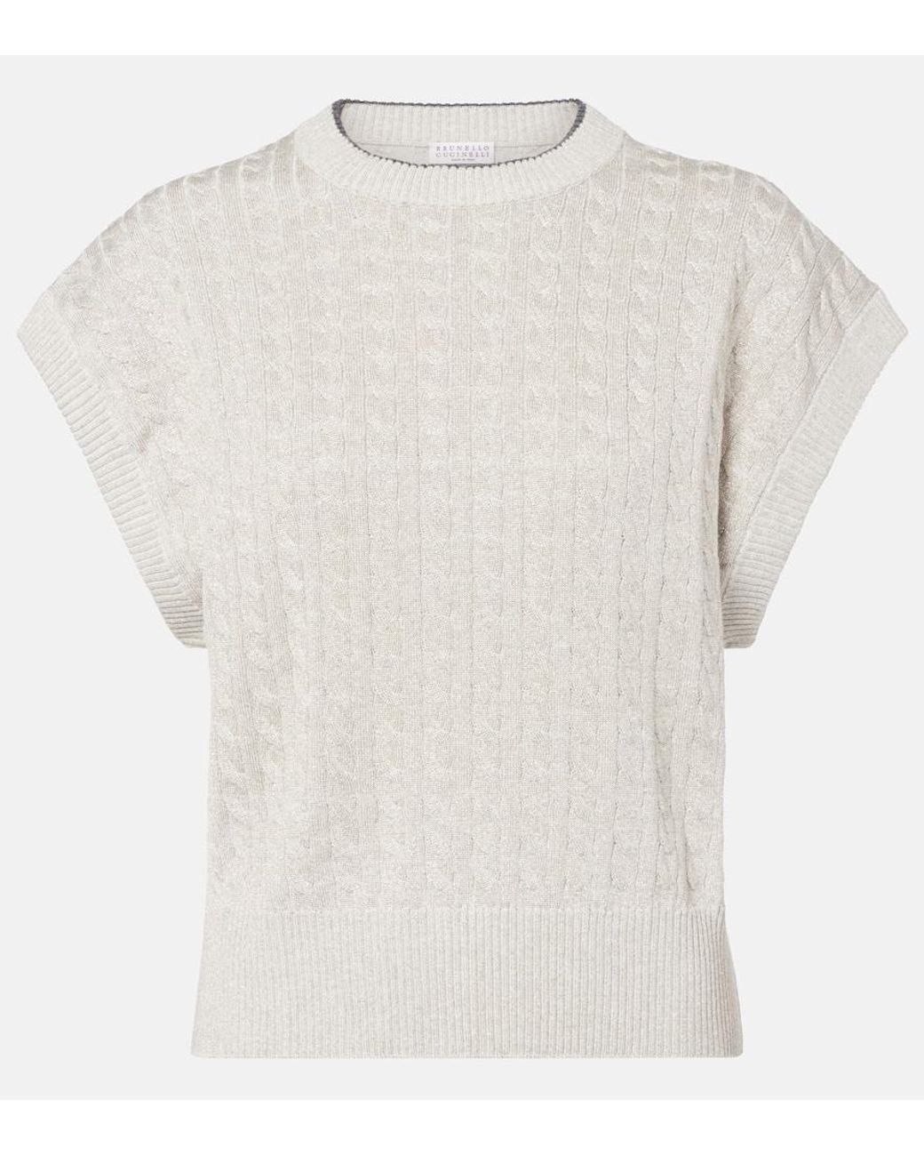 Pullover di Brunello Cucinelli in White