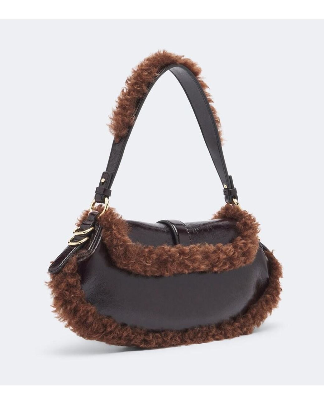 Ganni Brown B-Kat Shoulder Bag