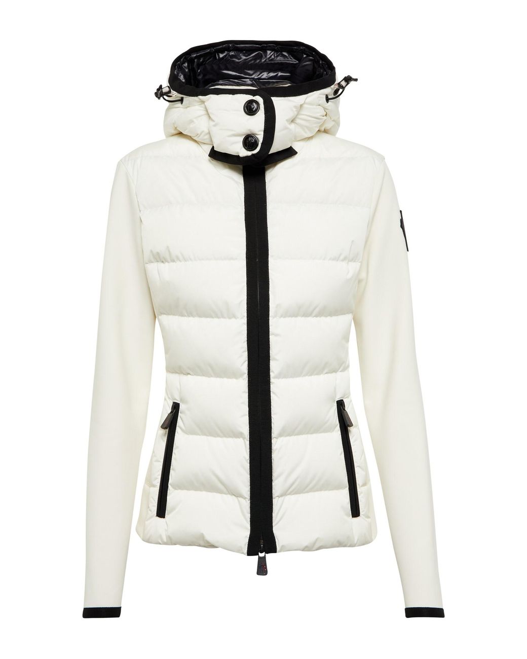 3 MONCLER GRENOBLE Maglia Down-paneled Jacket in White | Lyst