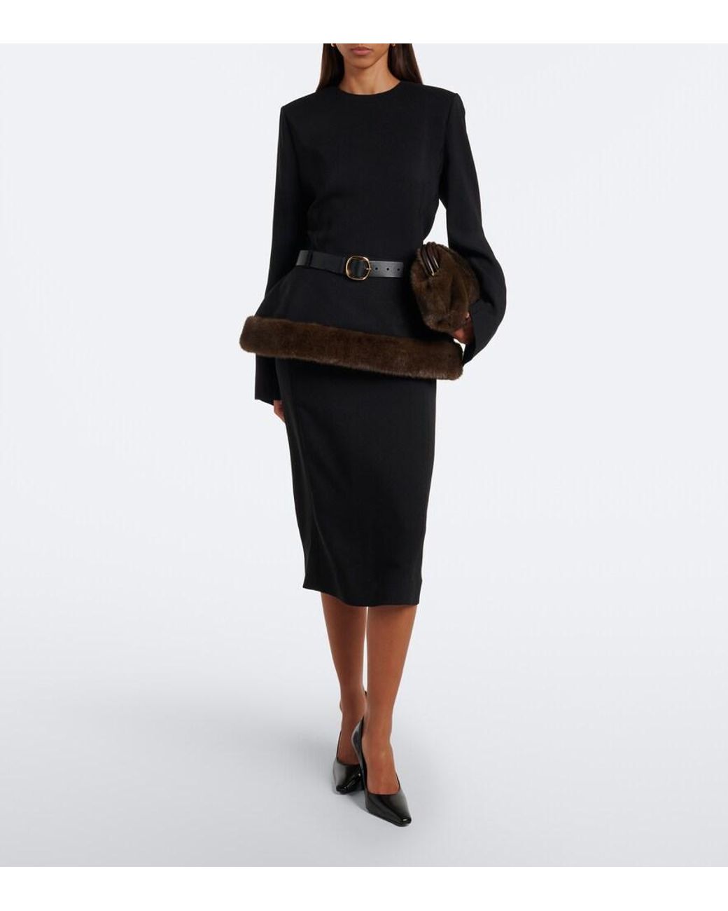Stella McCartney Brown Falabella Clutch