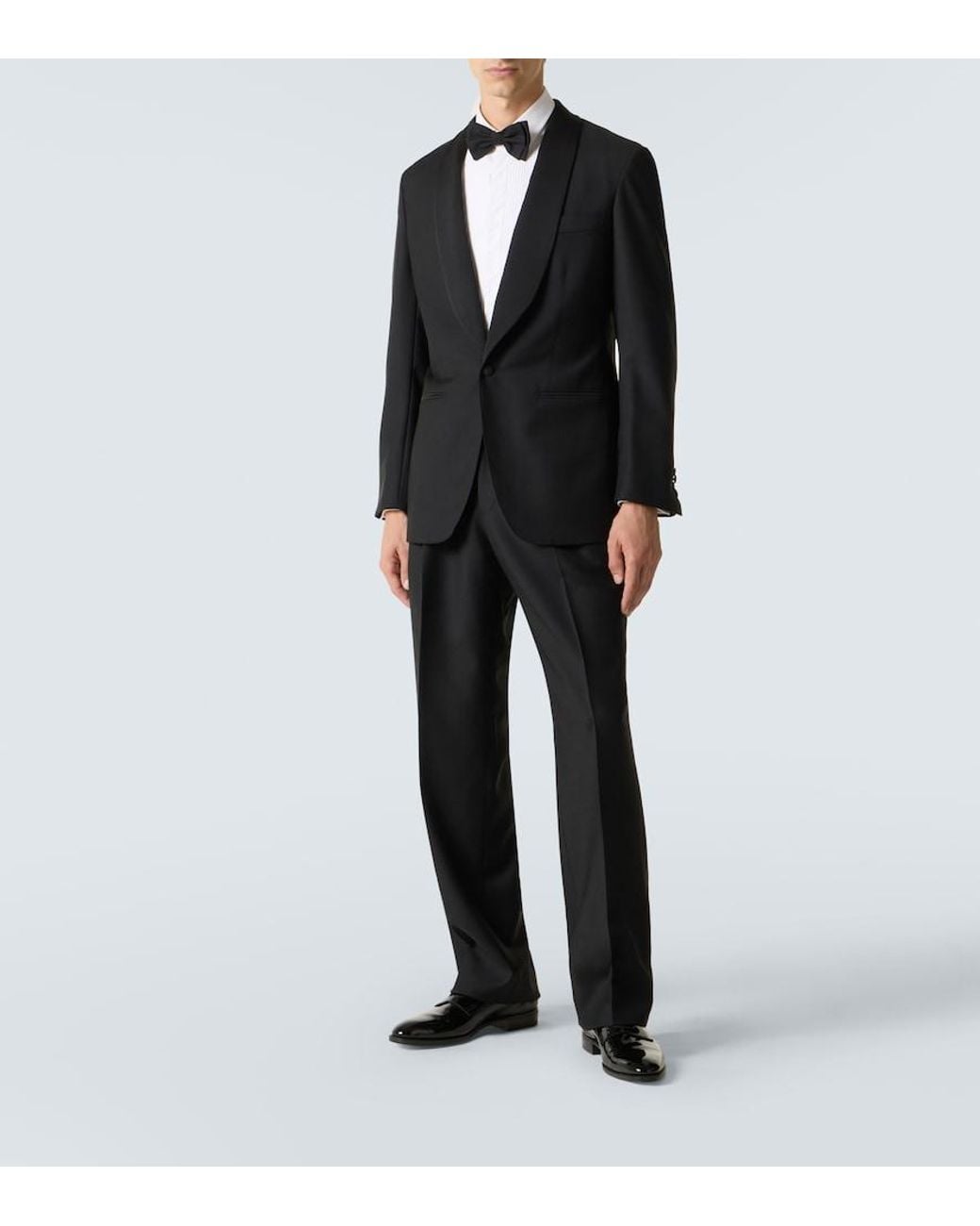 Saman Amel Smoking Aus Wolle in Black für Herren