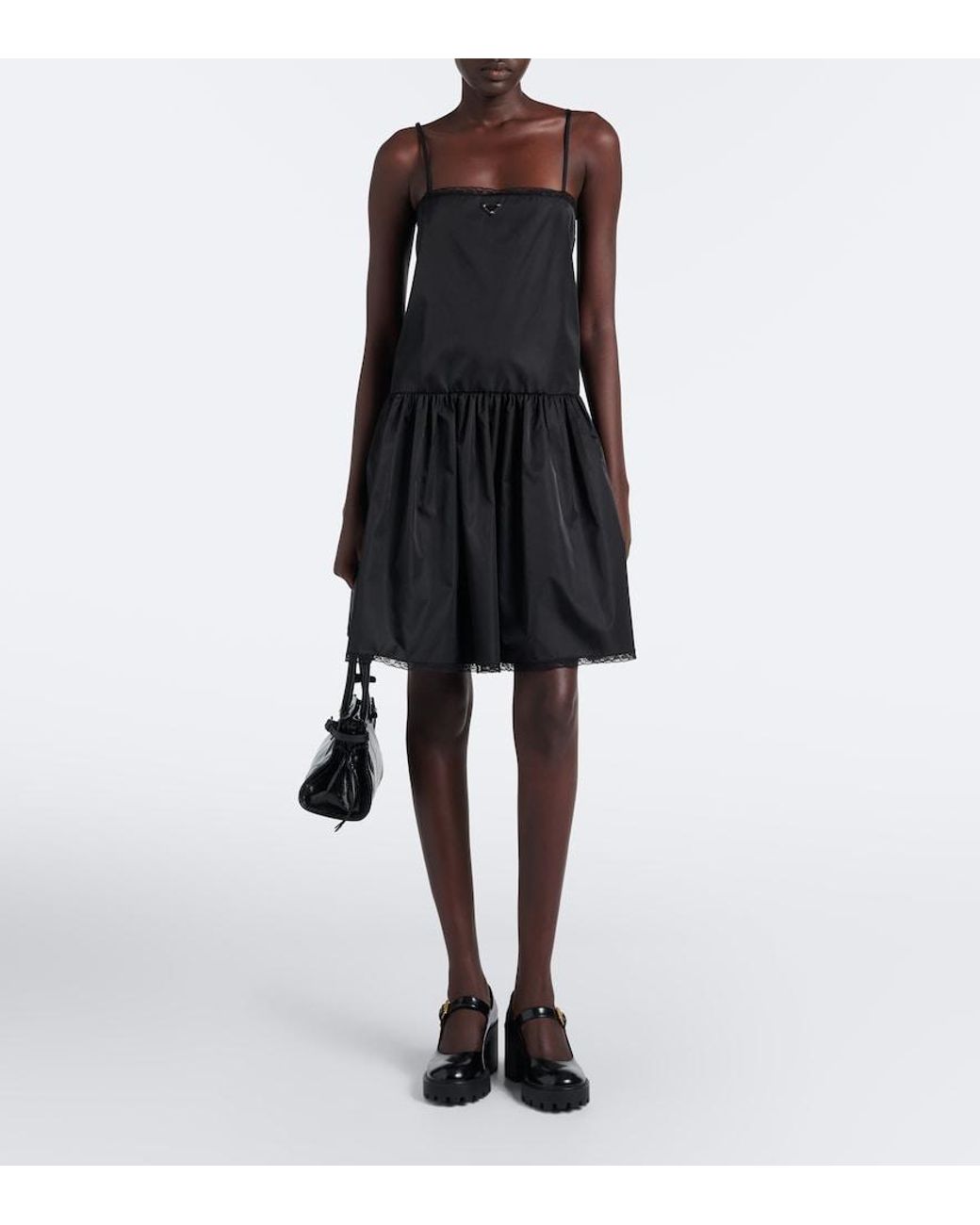 Prada Black Patent Leather Mary Jane Pumps