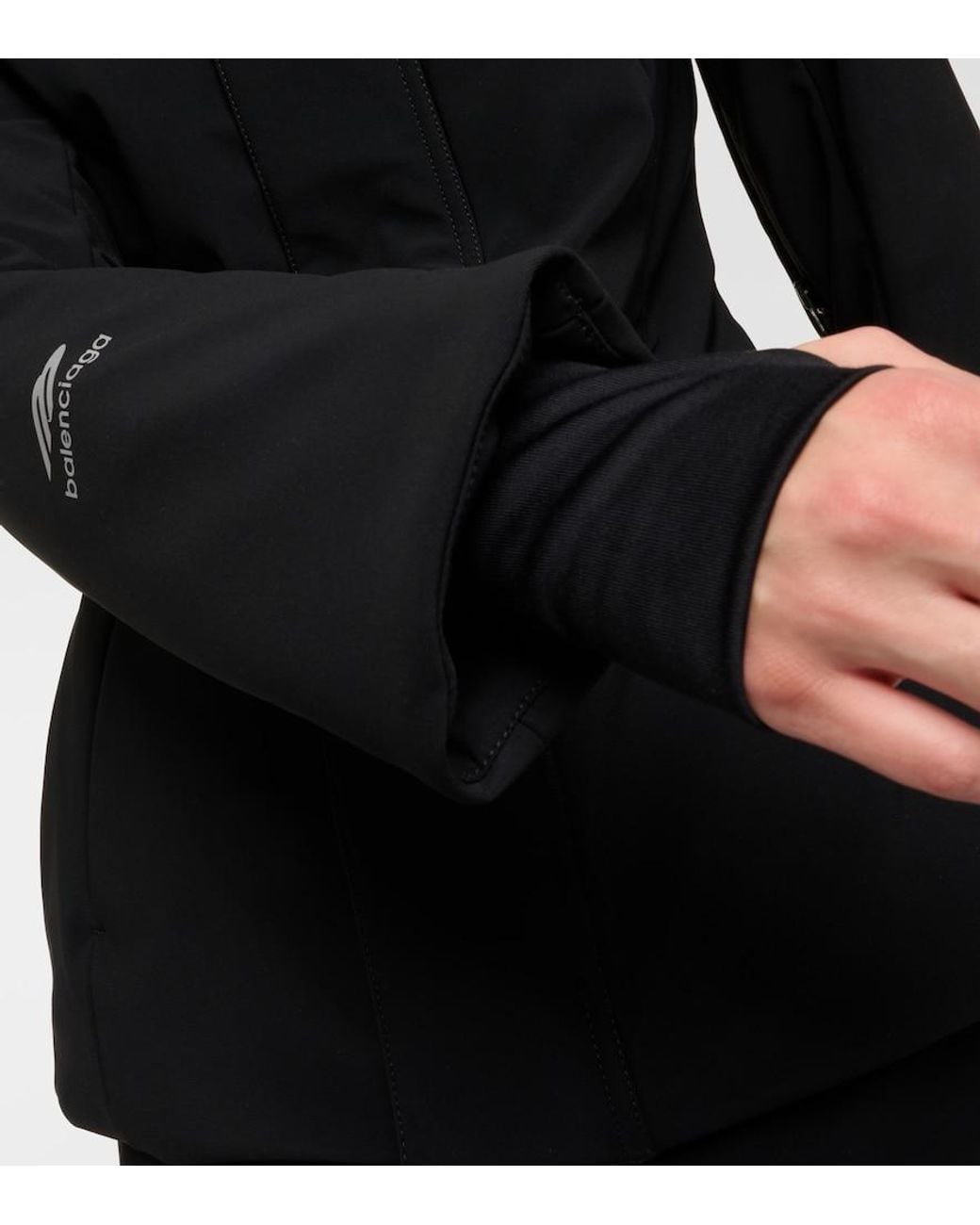Balenciaga Black 3B Sports Icon Ski Jacket