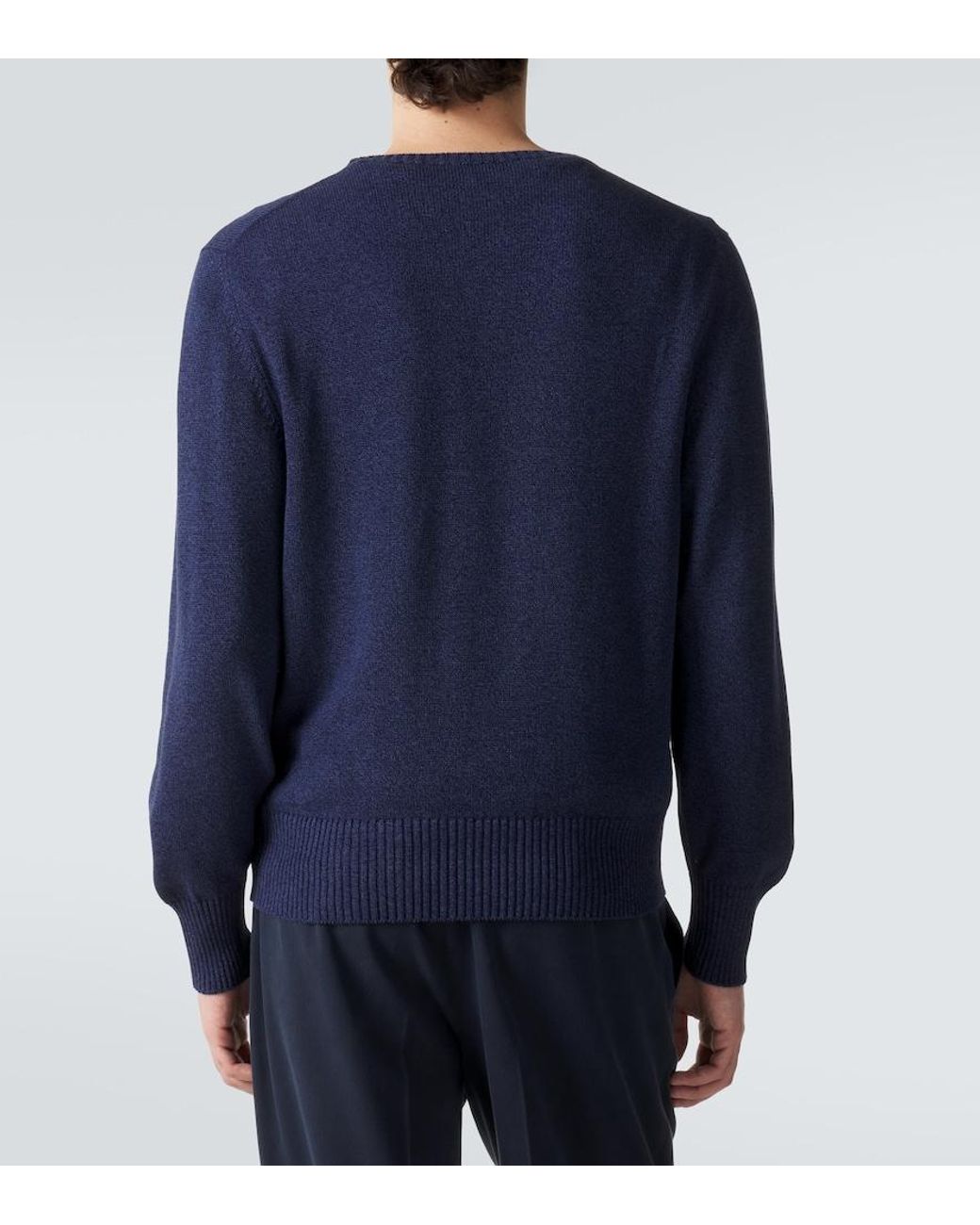 STÒFFA Pullover Aus Baumwolle in Blue für Herren