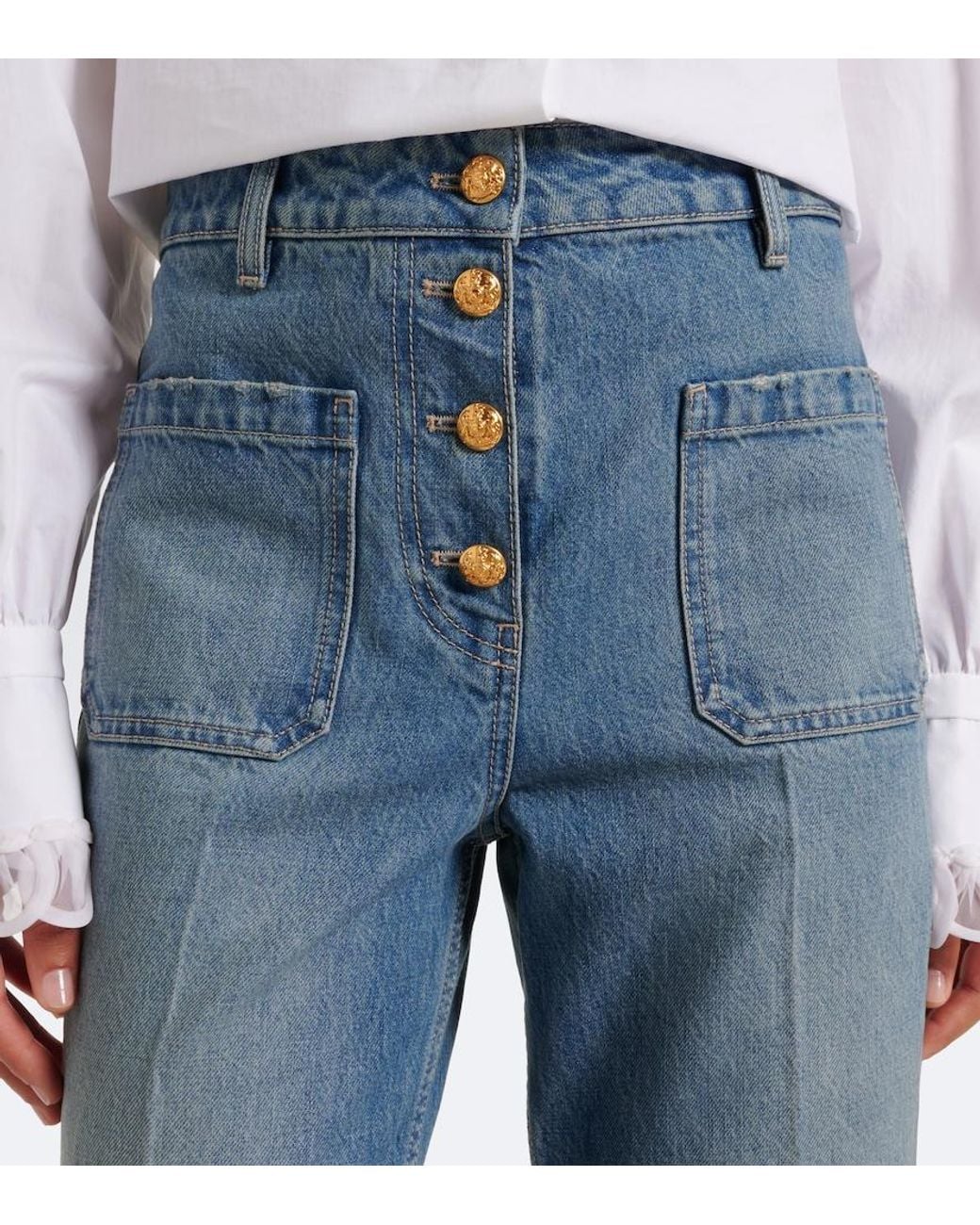 Valentino Blue Straight Jeans