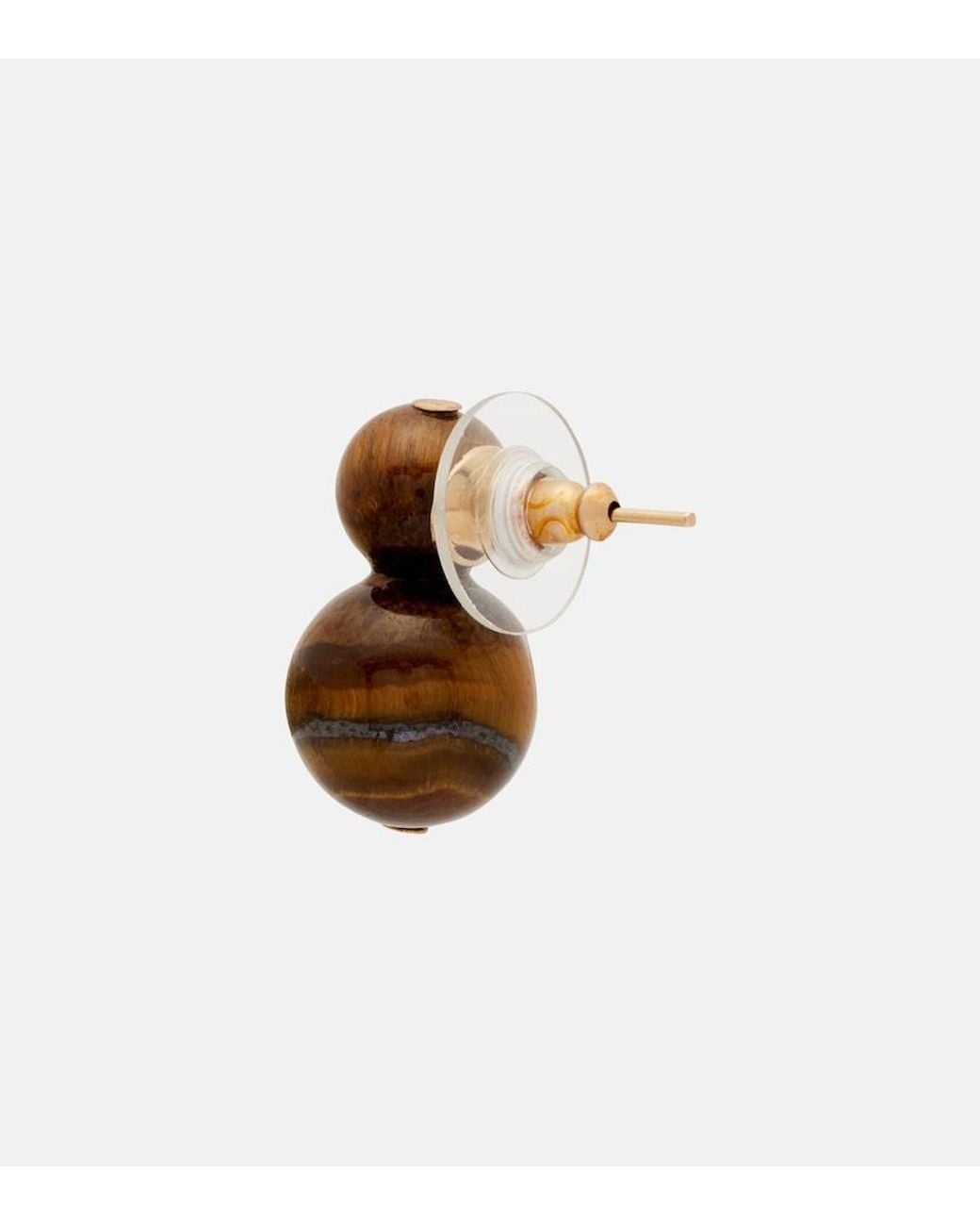 Jennifer Behr Brown Cara Beaded Earrings
