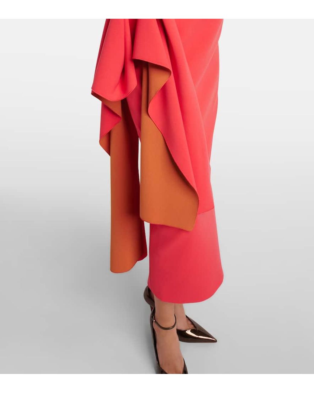 Abito Midi Calatrava di Roksanda in Red