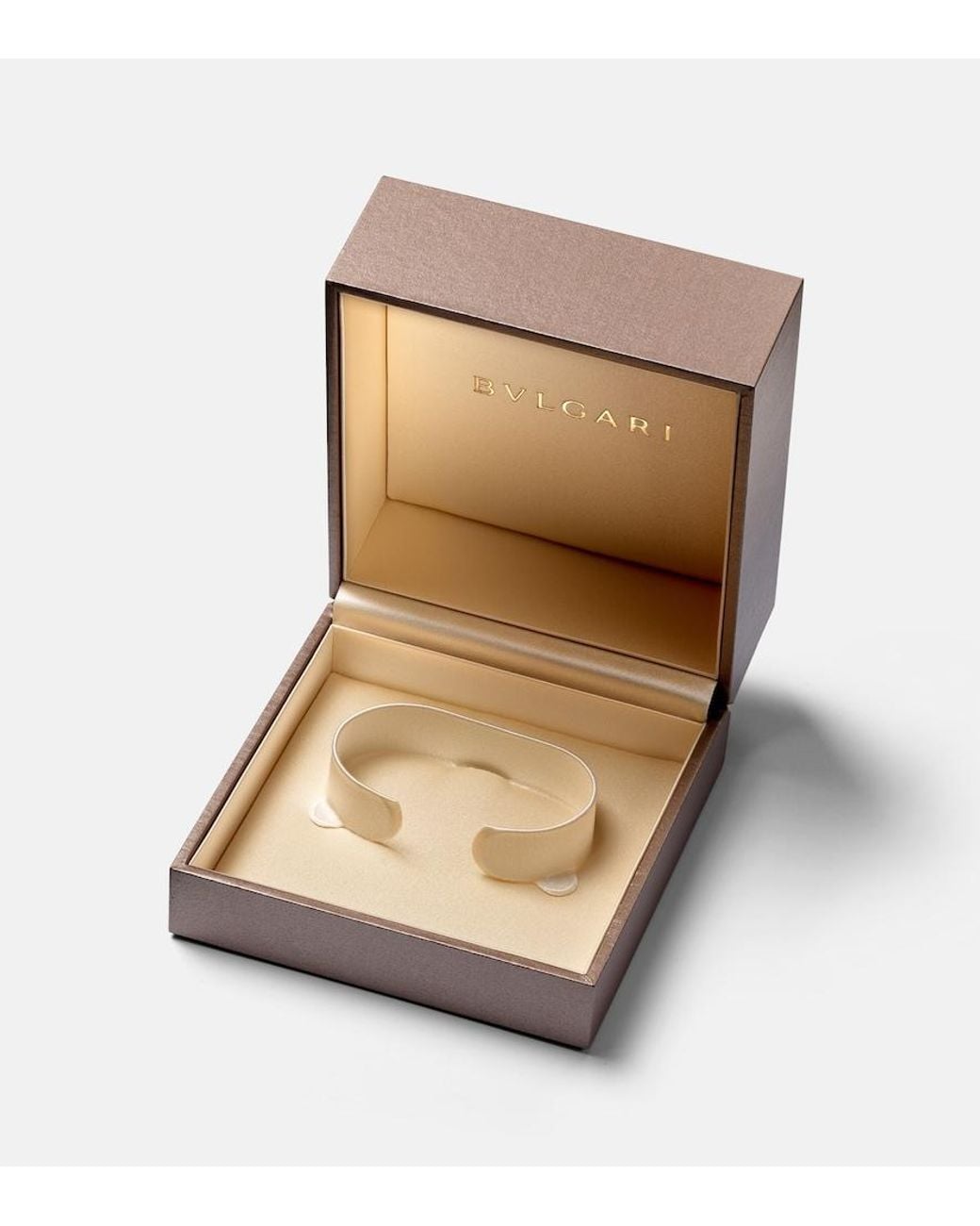 BVLGARI Metallic Tubogas 18Kt, Rose, And Bracelet