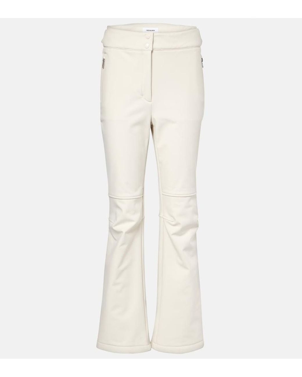 Yves Salomon Natural Logo Ski Pants