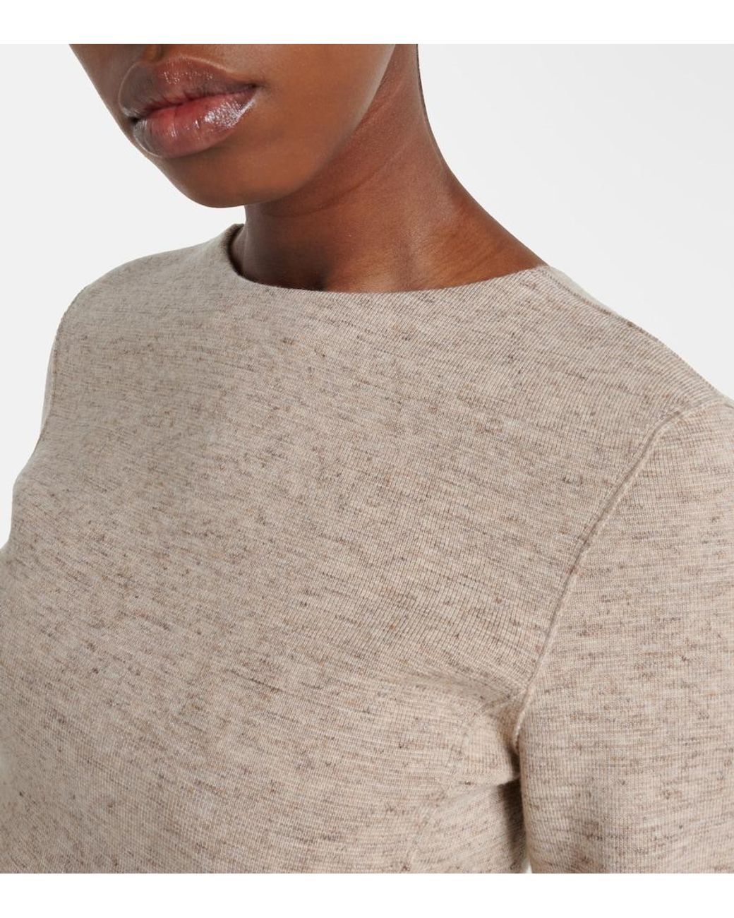 Loro Piana Natural Willow Cashmere, Wool, And Linen Cardigan