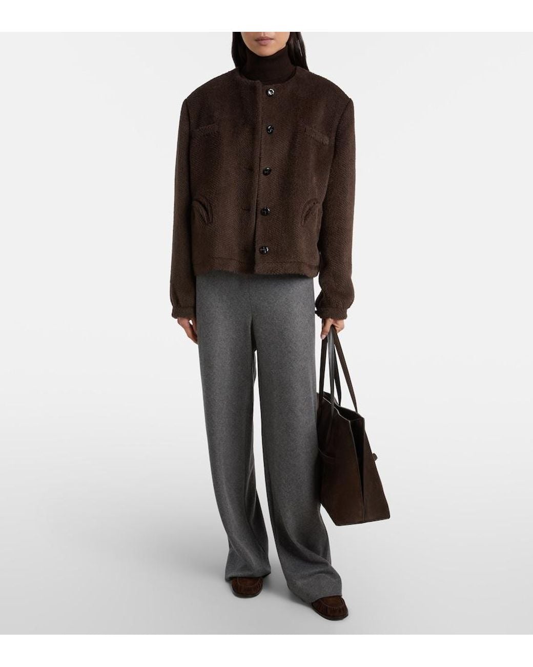 Vince Gray Weite High-Rise-Hose