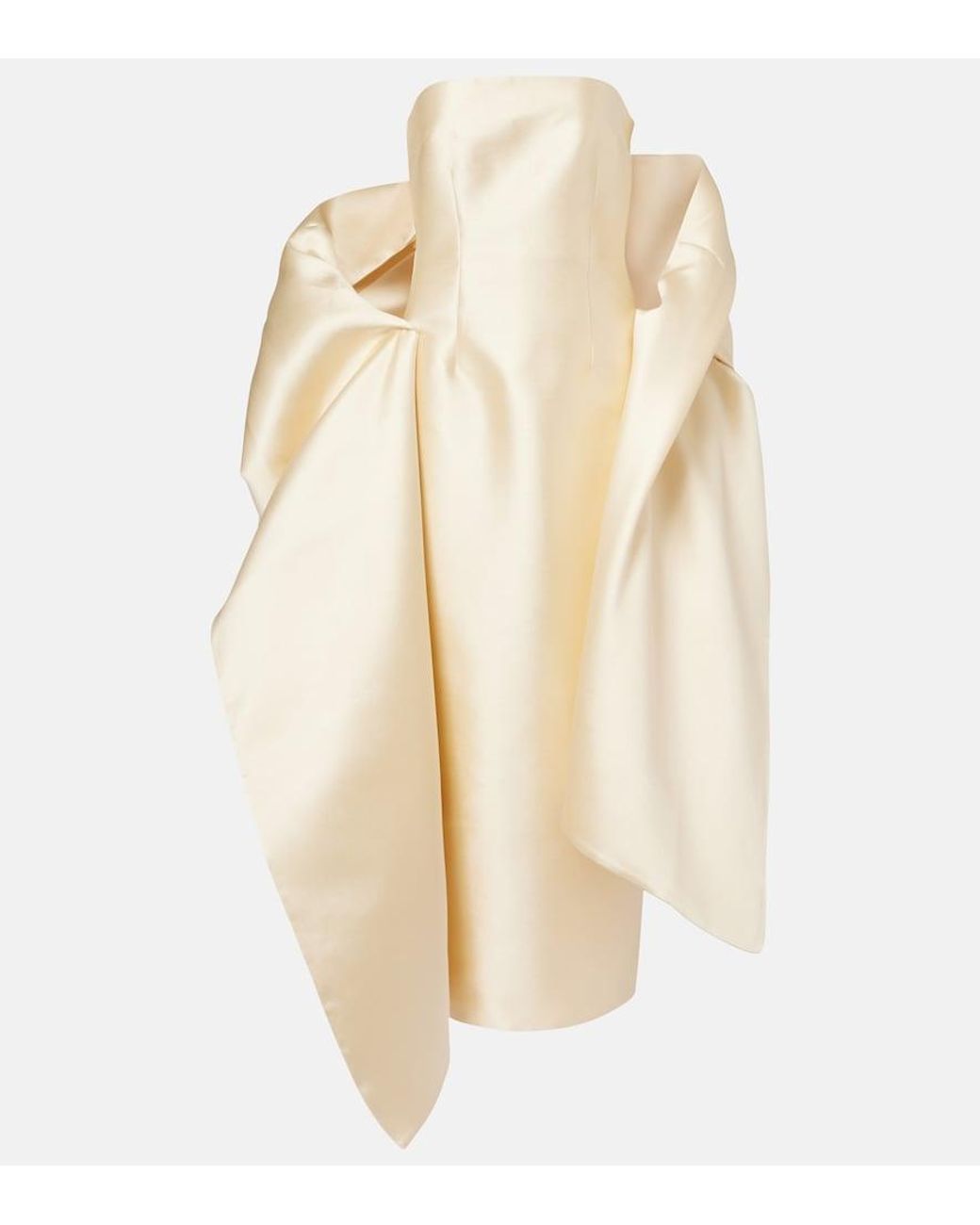 Solace London Natural Renee Caped Gown