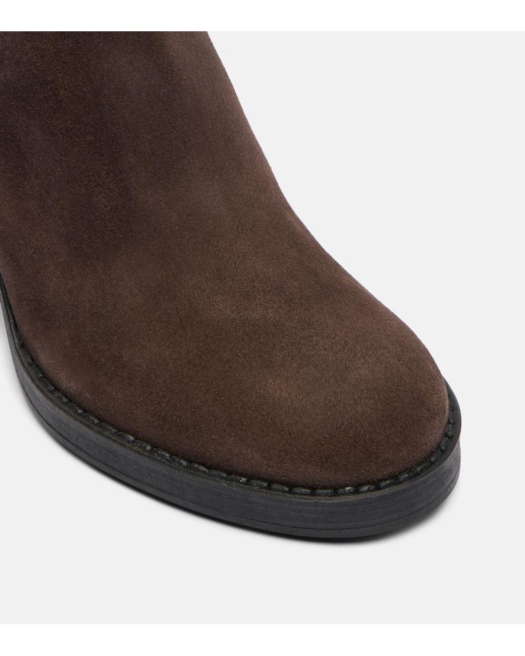 Tod's Brown 80 Suede Chelsea Boots