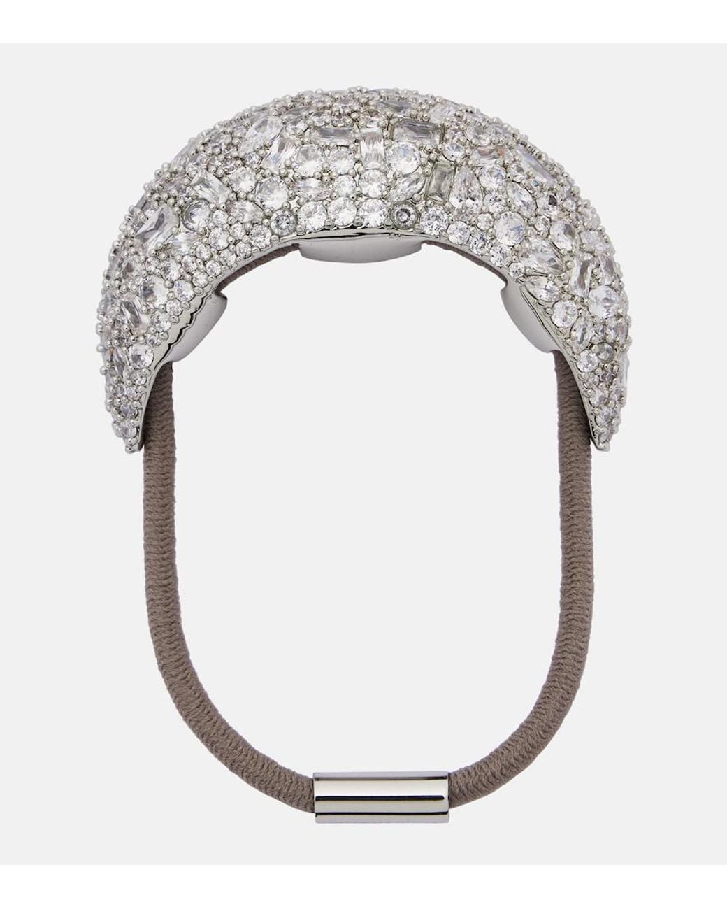 Jennifer Behr Metallic Czarina Embellished Hair Tie