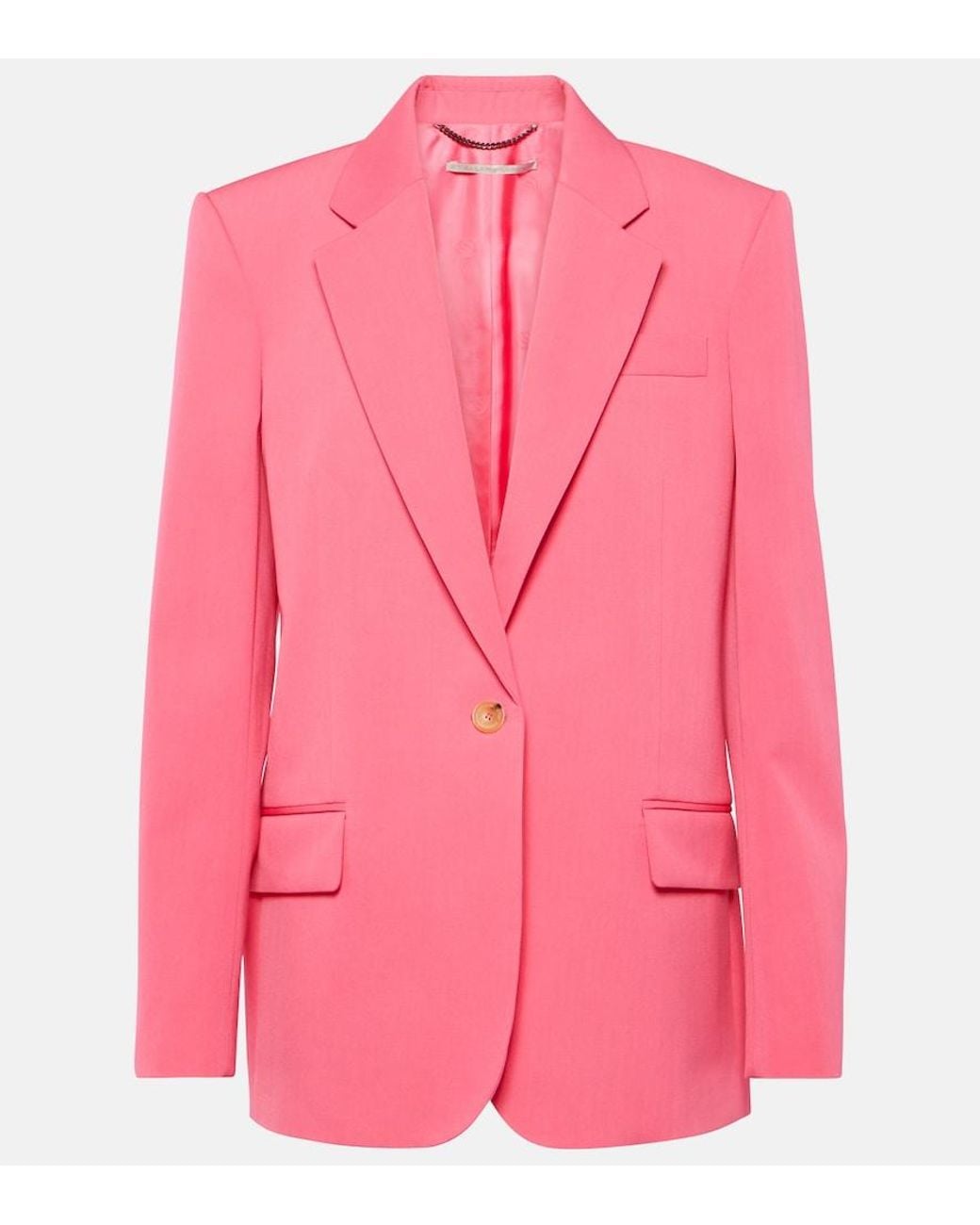 Stella McCartney Pink Wool Blazer