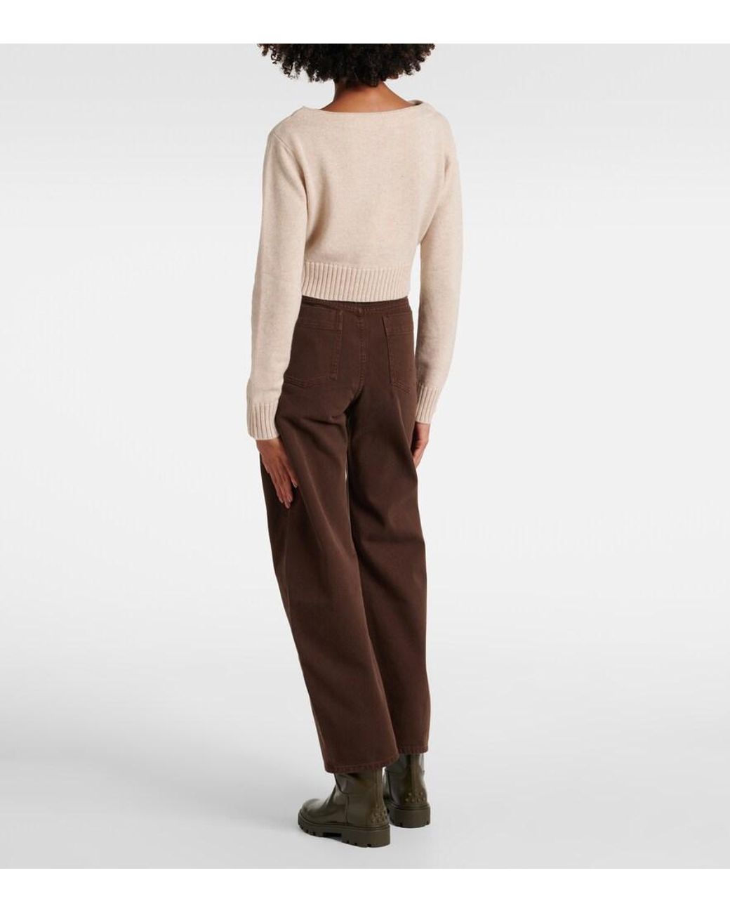 Max Mara Natural Angri Wool And Cashmere Sweater