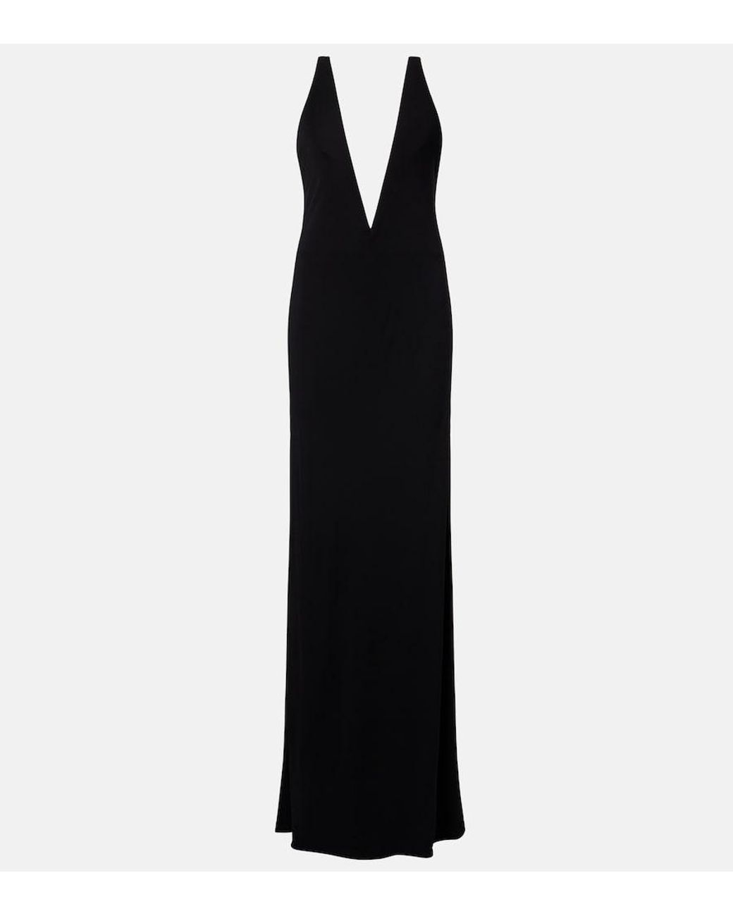 Tom Ford Black Impossible Crepe Jersey Gown