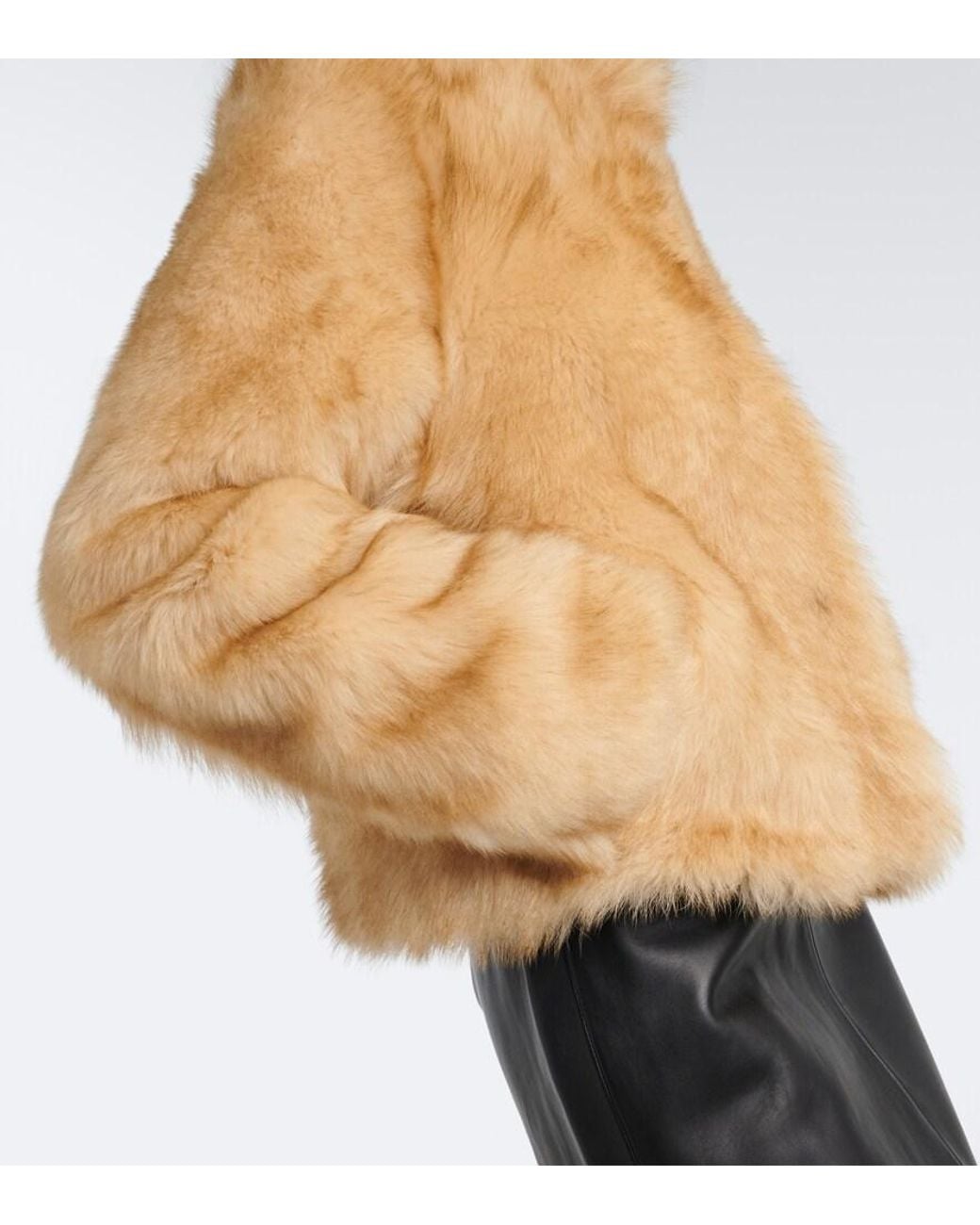 Nour Hammour Natural Mira Shearling Jacket