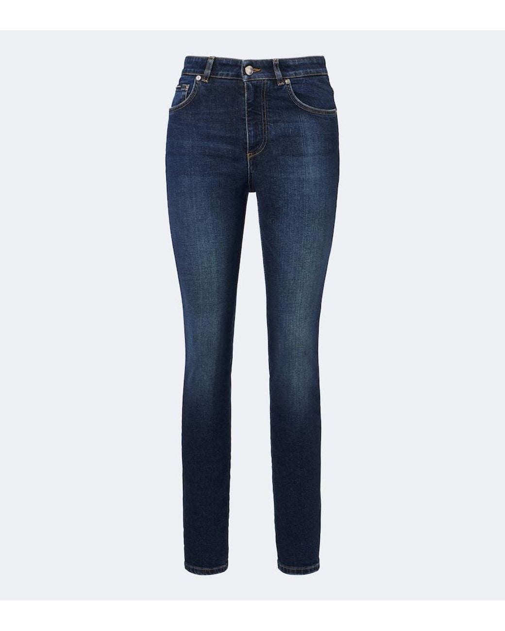 Dolce & Gabbana Blue Skinny Jeans