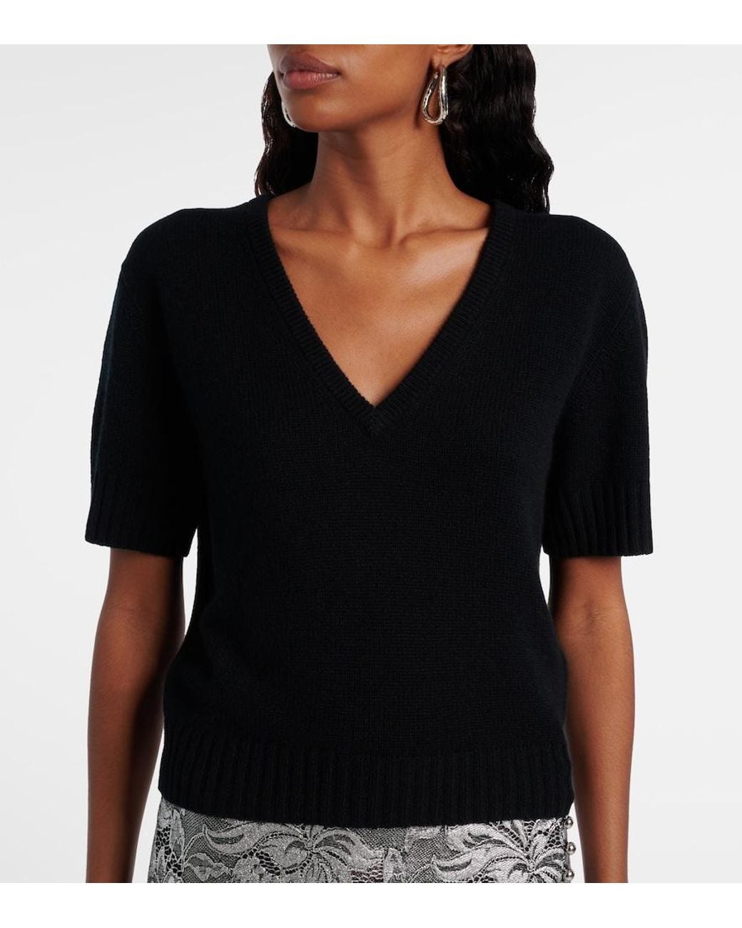 Jardin Des Orangers Black Cashmere Sweater