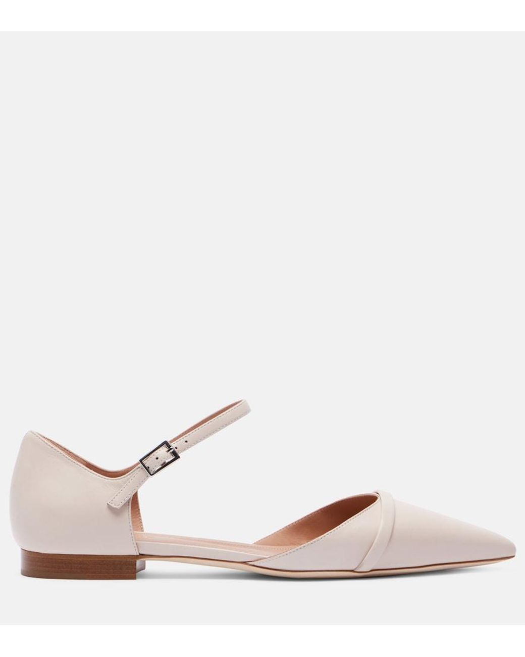 Malone Souliers Pink Ulla Leather Flats